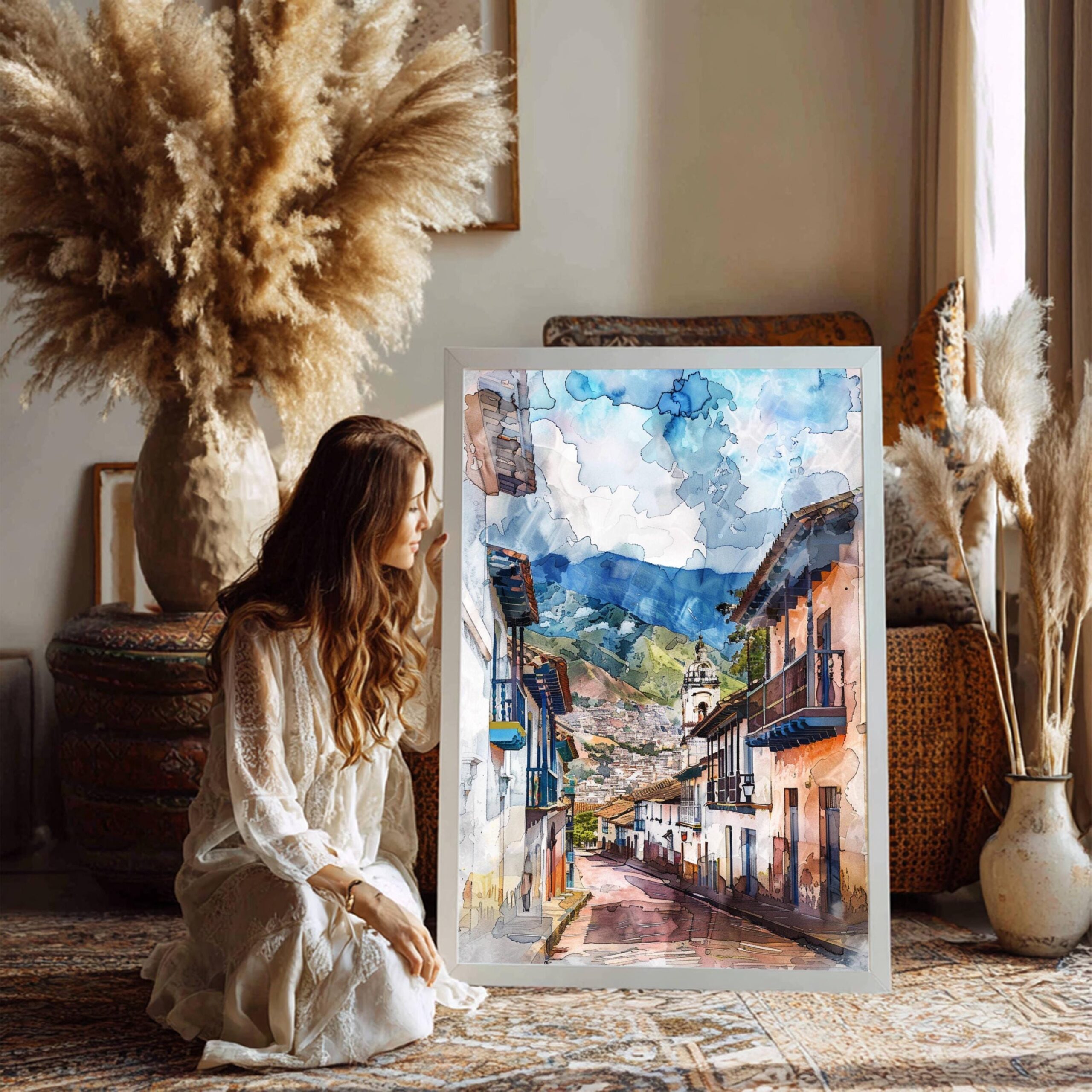 Ecuador South America Watercolor Print : Travel Art Poster - Image 3