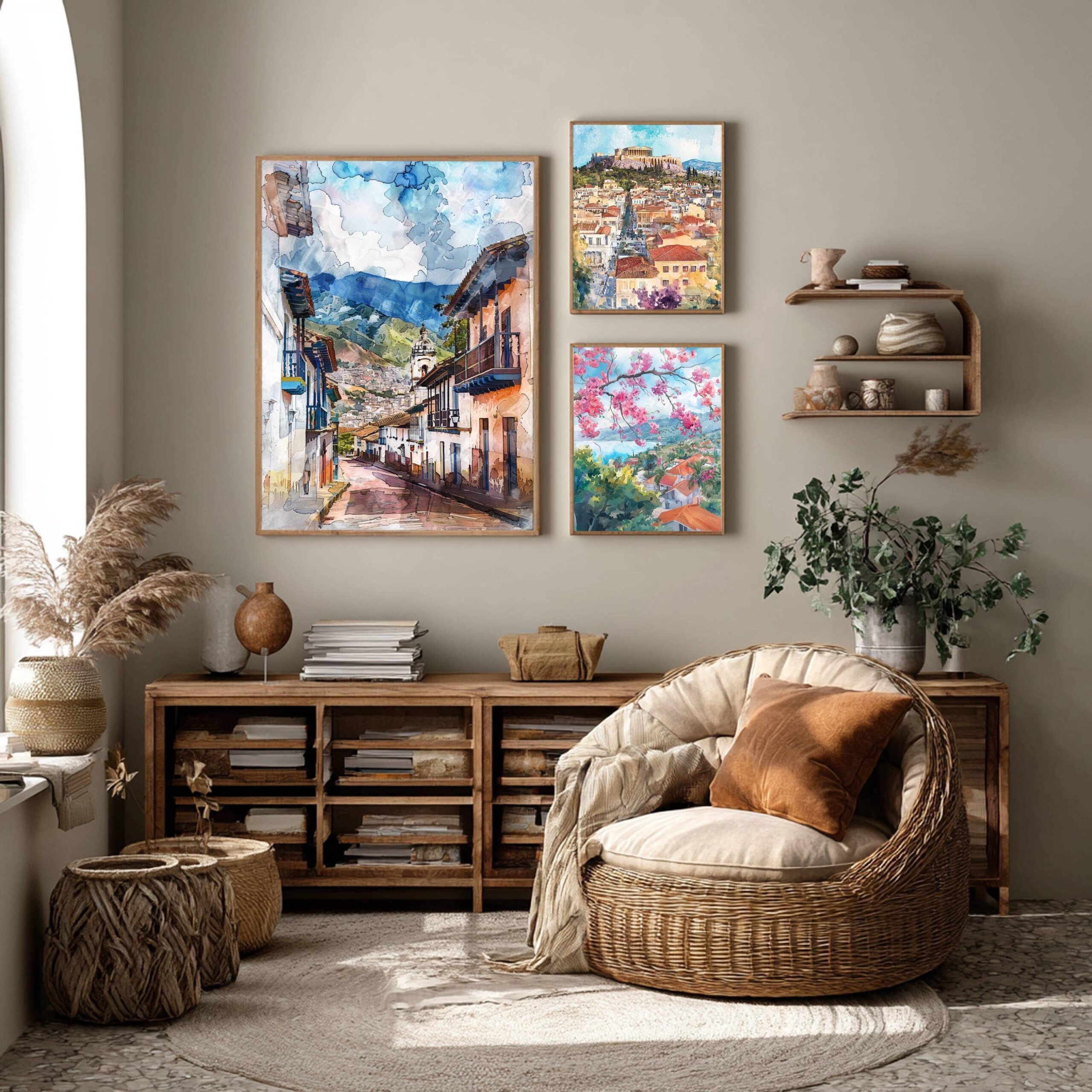 Ecuador South America Watercolor Print : Travel Art Poster - Image 2