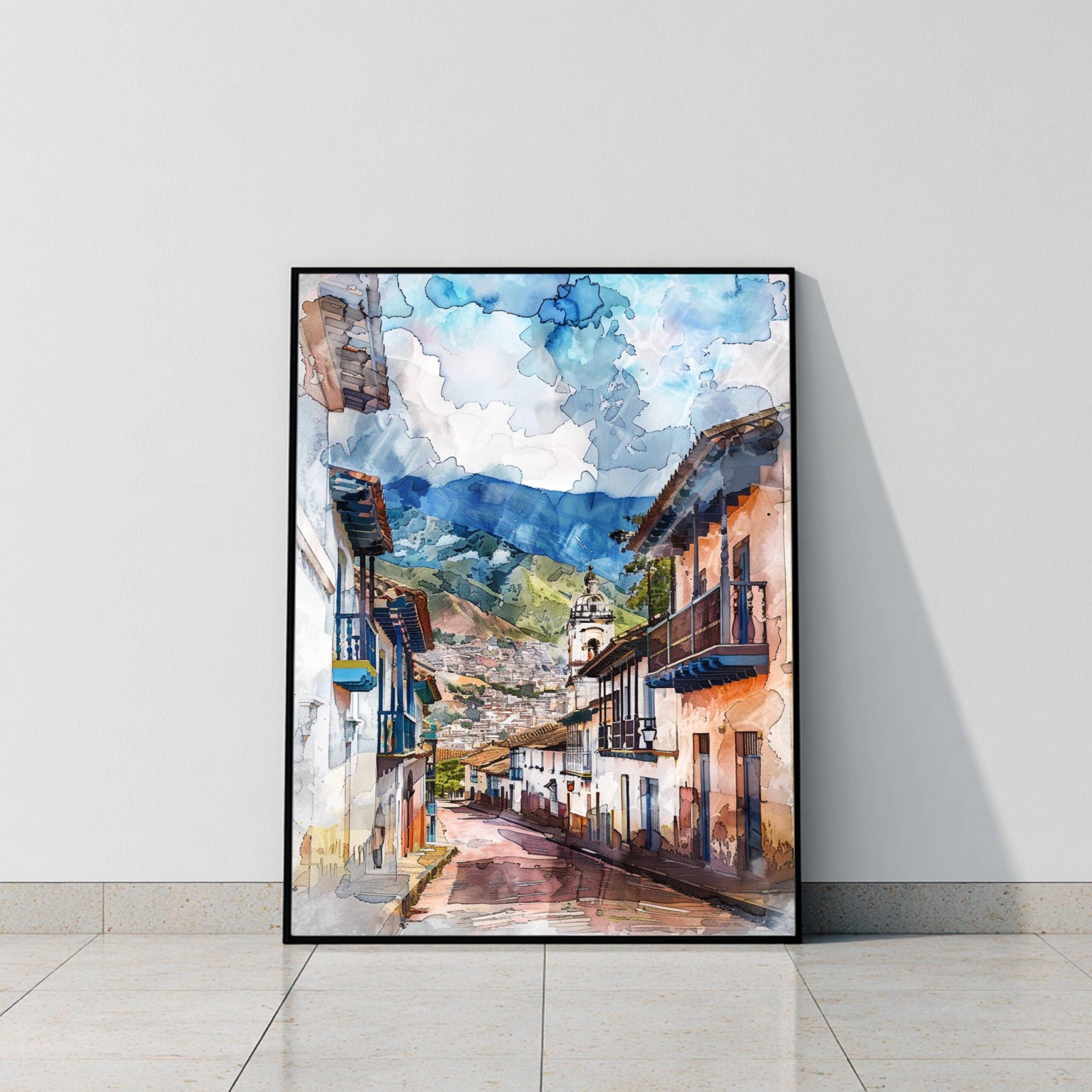 Ecuador South America Watercolor Print : Travel Art Poster - Image 8