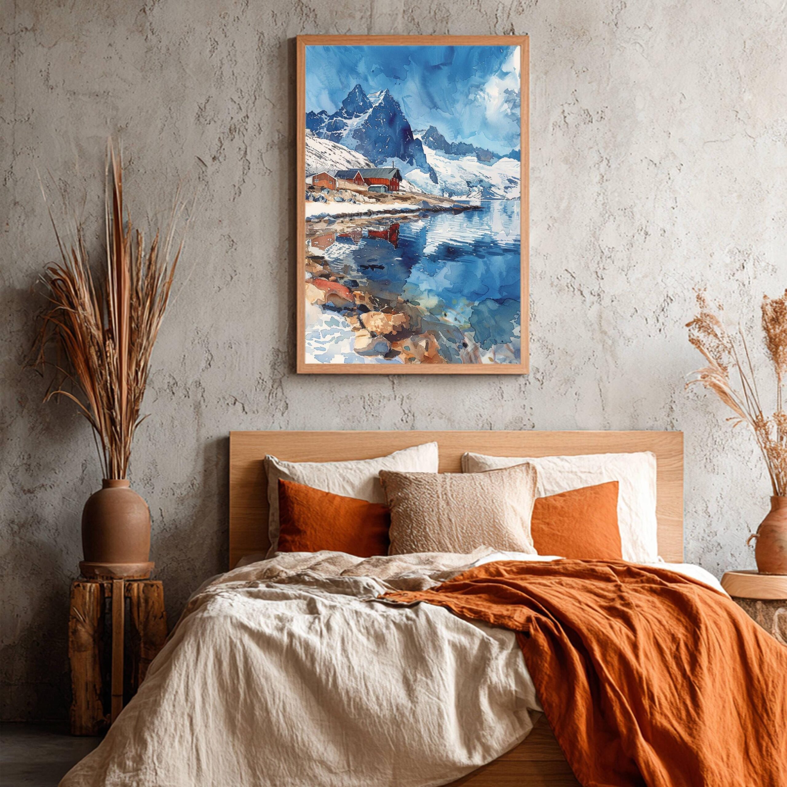 Island of Greenland Watercolor Print: North America Travel Art Poster - Image 6