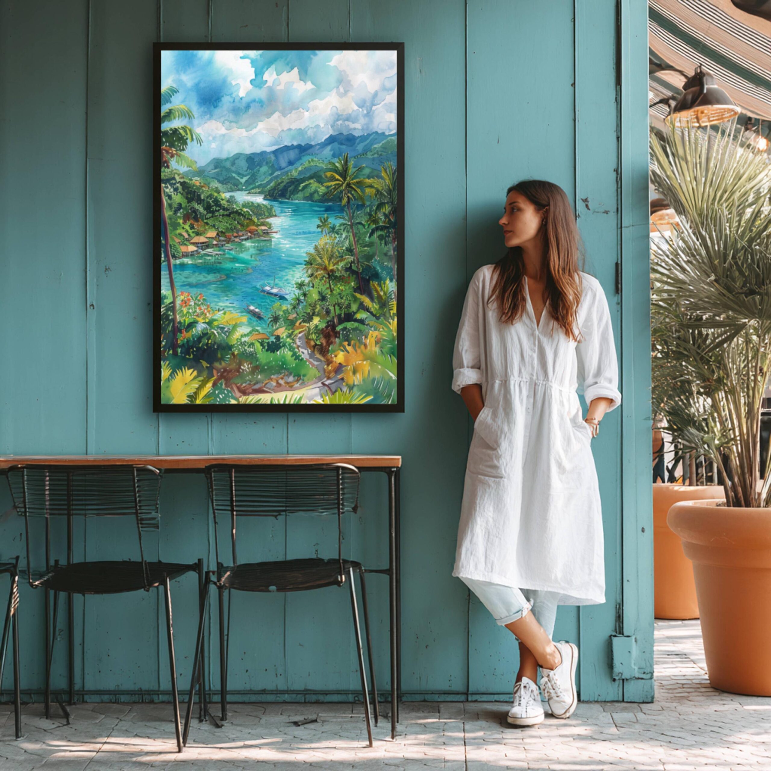 The Philippines Asia Watercolor: Travel Art Poster - Image 5