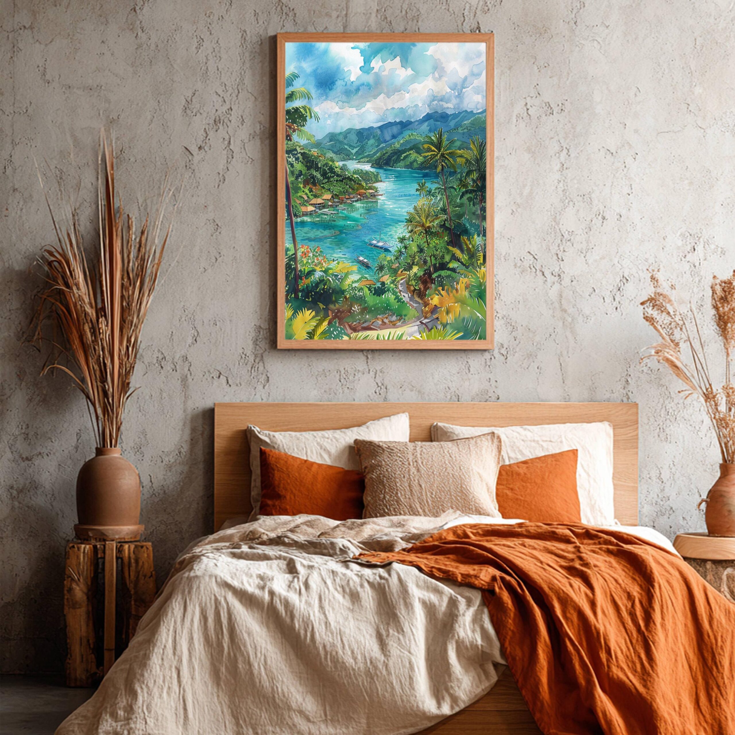 The Philippines Asia Watercolor: Travel Art Poster - Image 6