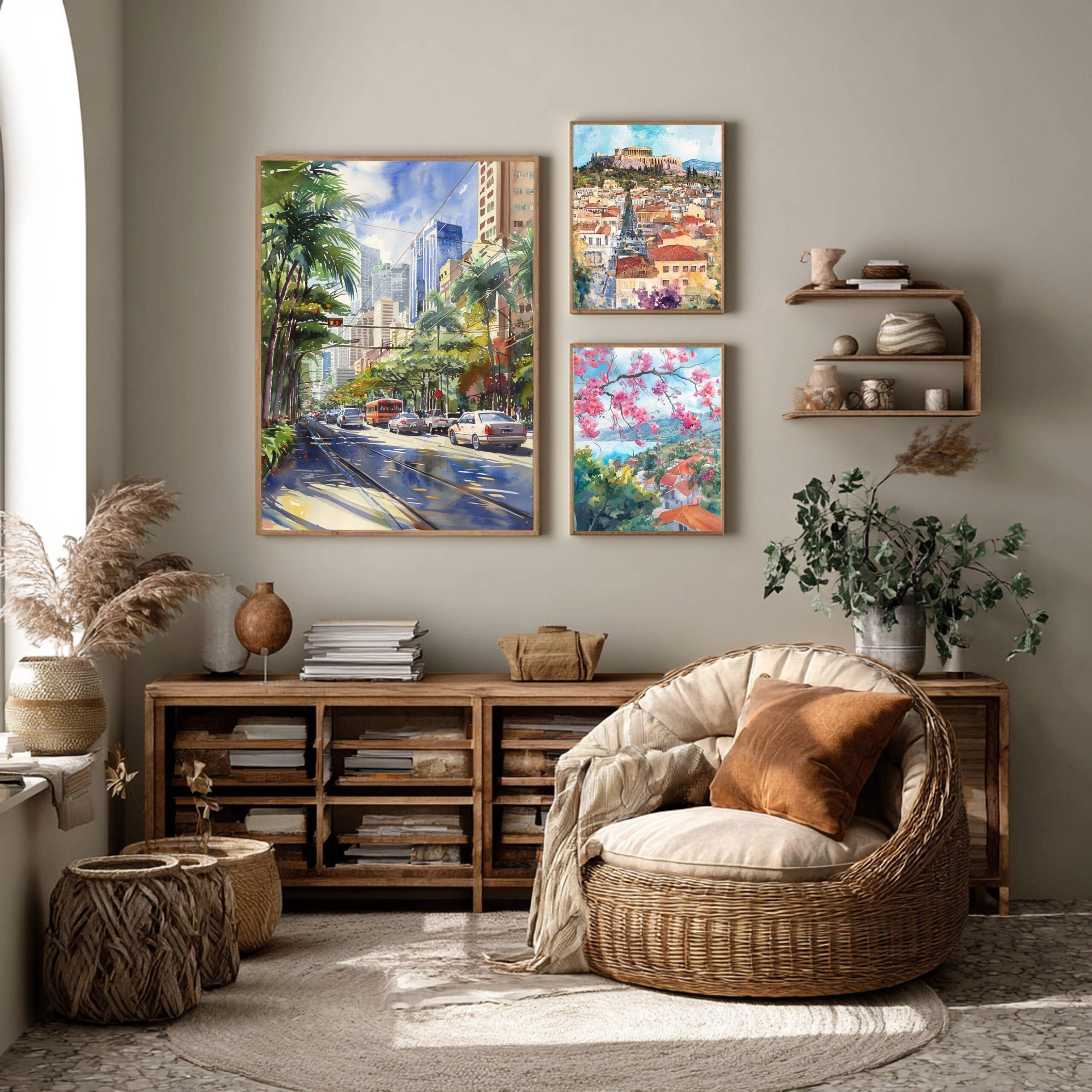 Manila The Philippines Watercolor Print: Asia Travel Art Poster - Image 2