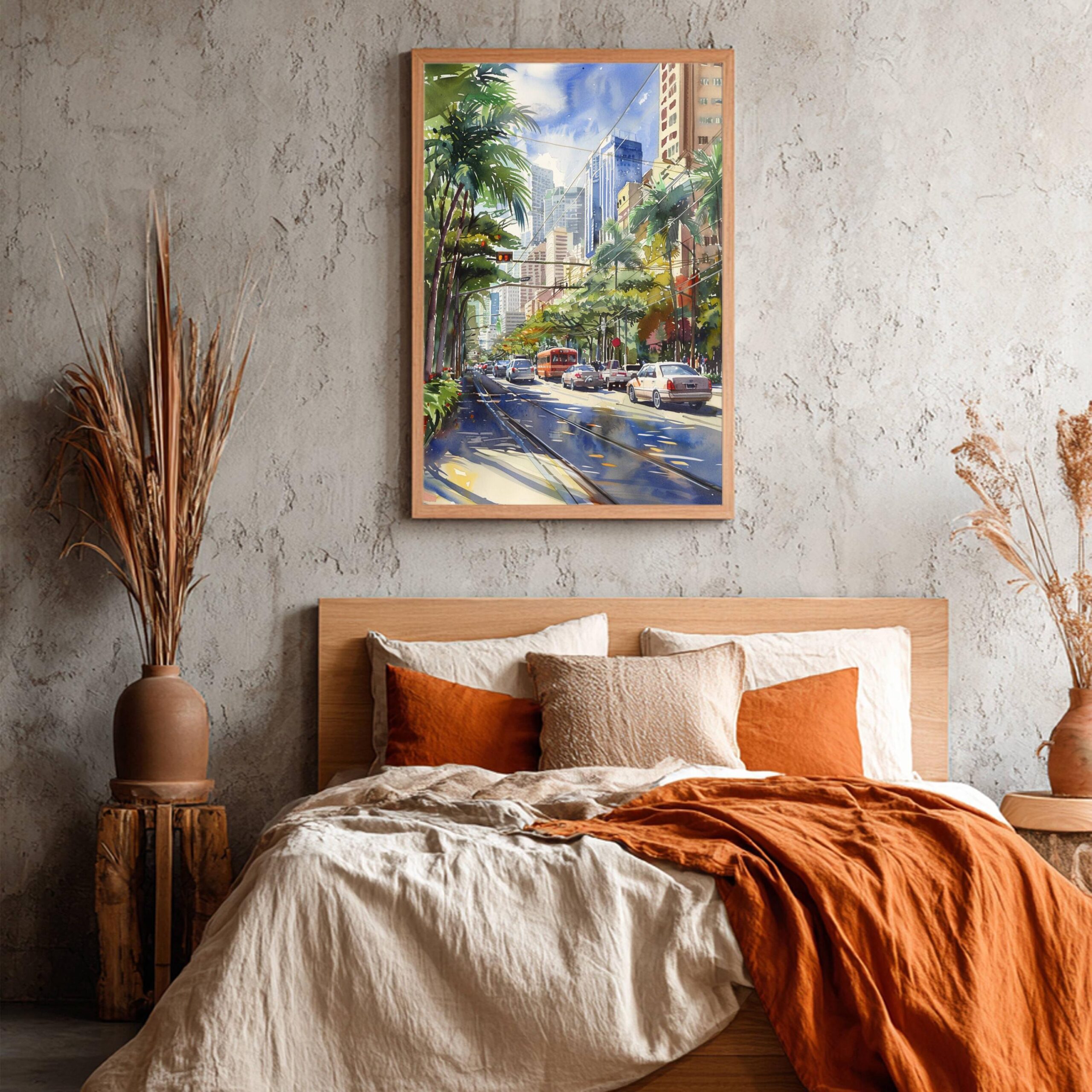 Manila The Philippines Watercolor Print: Asia Travel Art Poster - Image 6