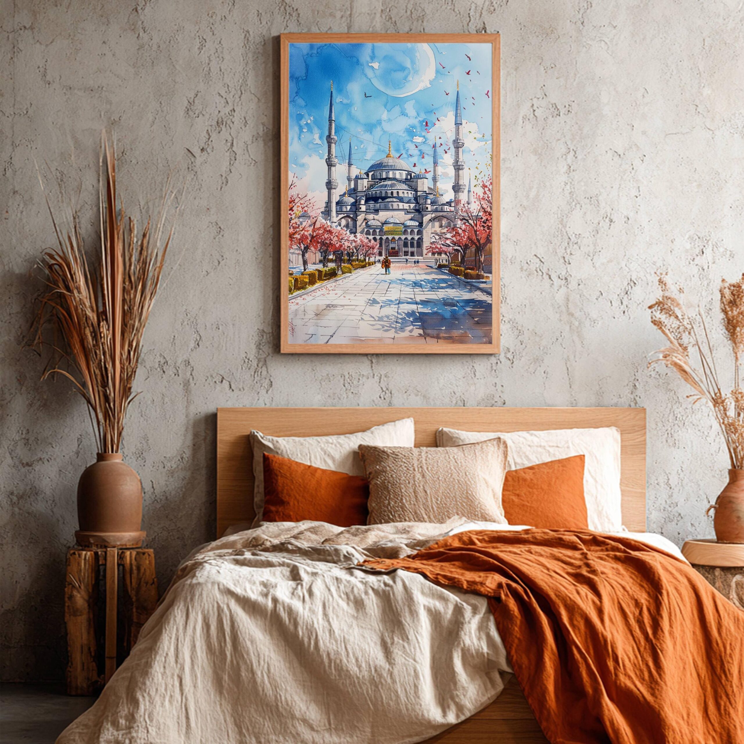 Turkey Europe Watercolor Print: Travel Wall Art - Image 7