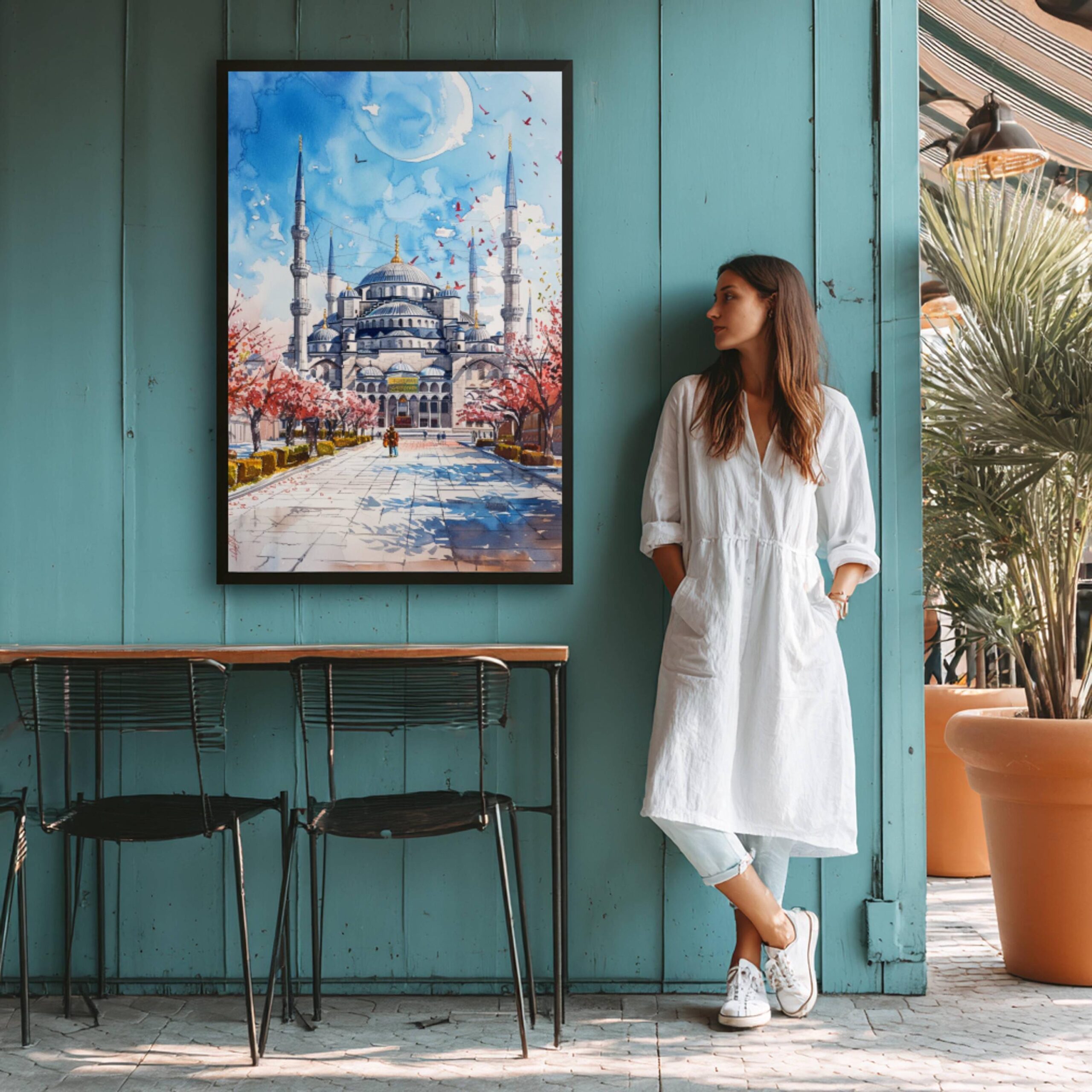 Turkey Europe Watercolor Print: Travel Wall Art - Image 6