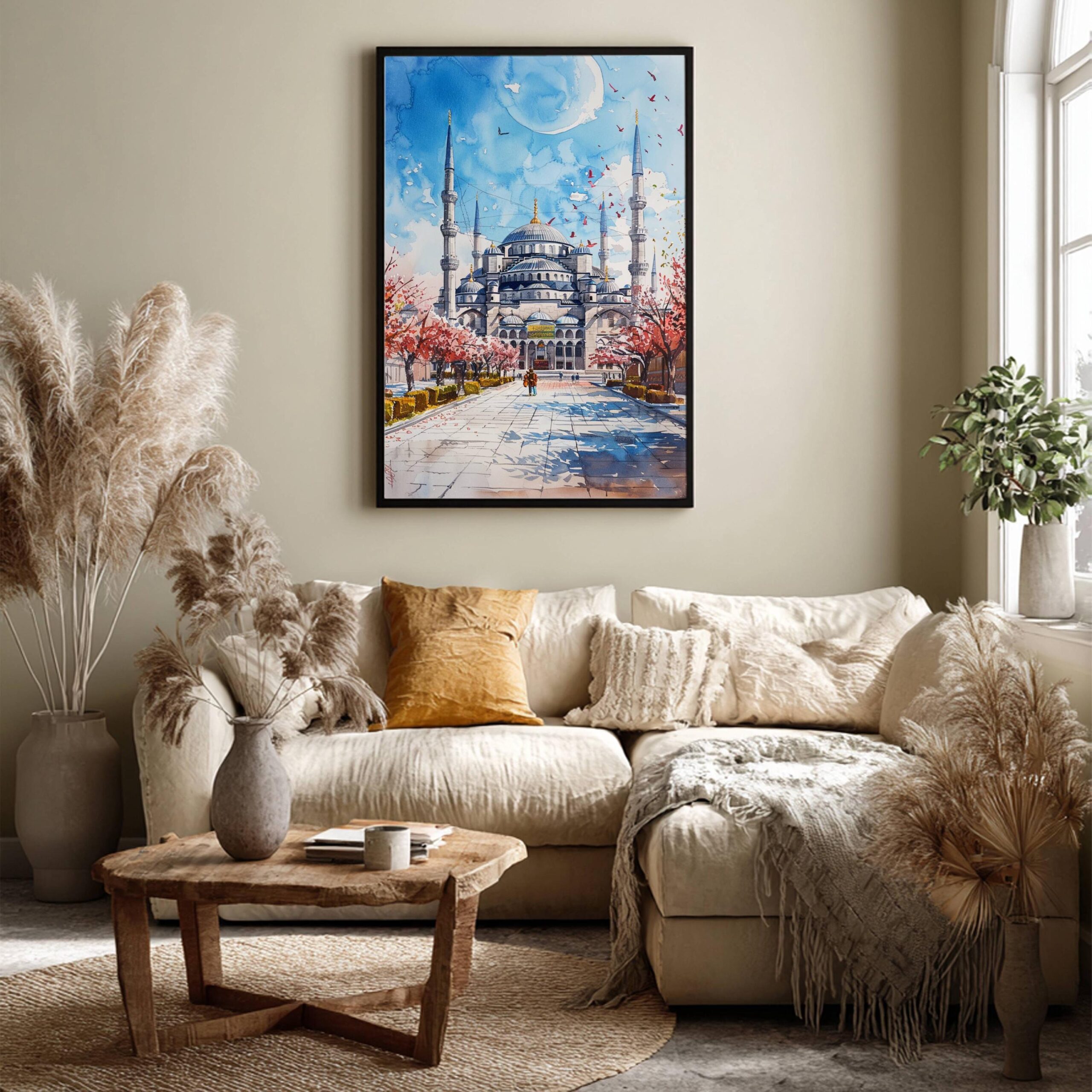 Turkey Europe Watercolor Print: Travel Wall Art - Image 8