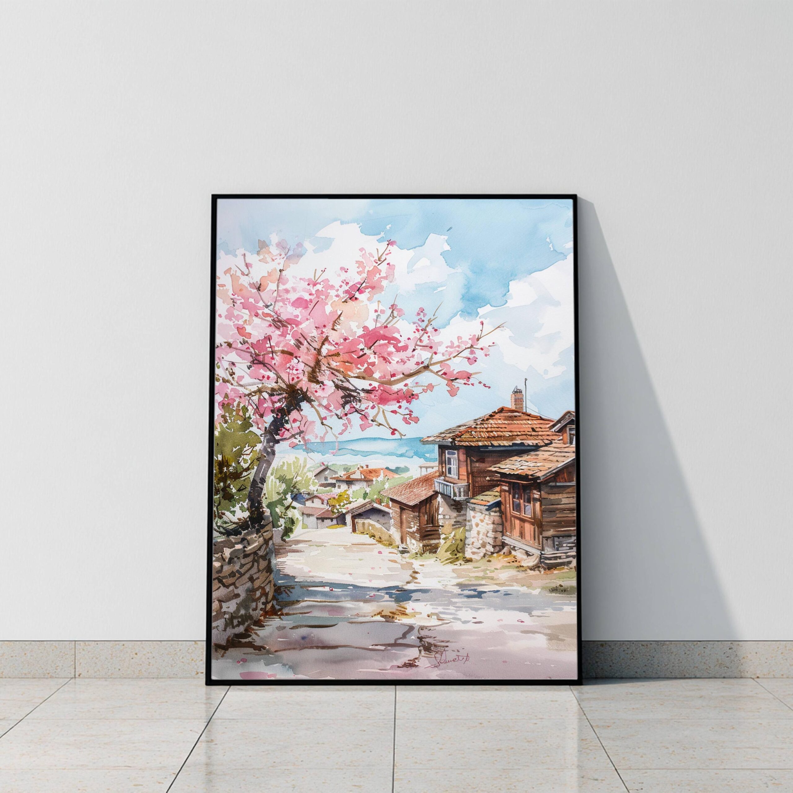 Bulgaria Europe Watercolor Print: Travel Wall Art Poster - Image 8