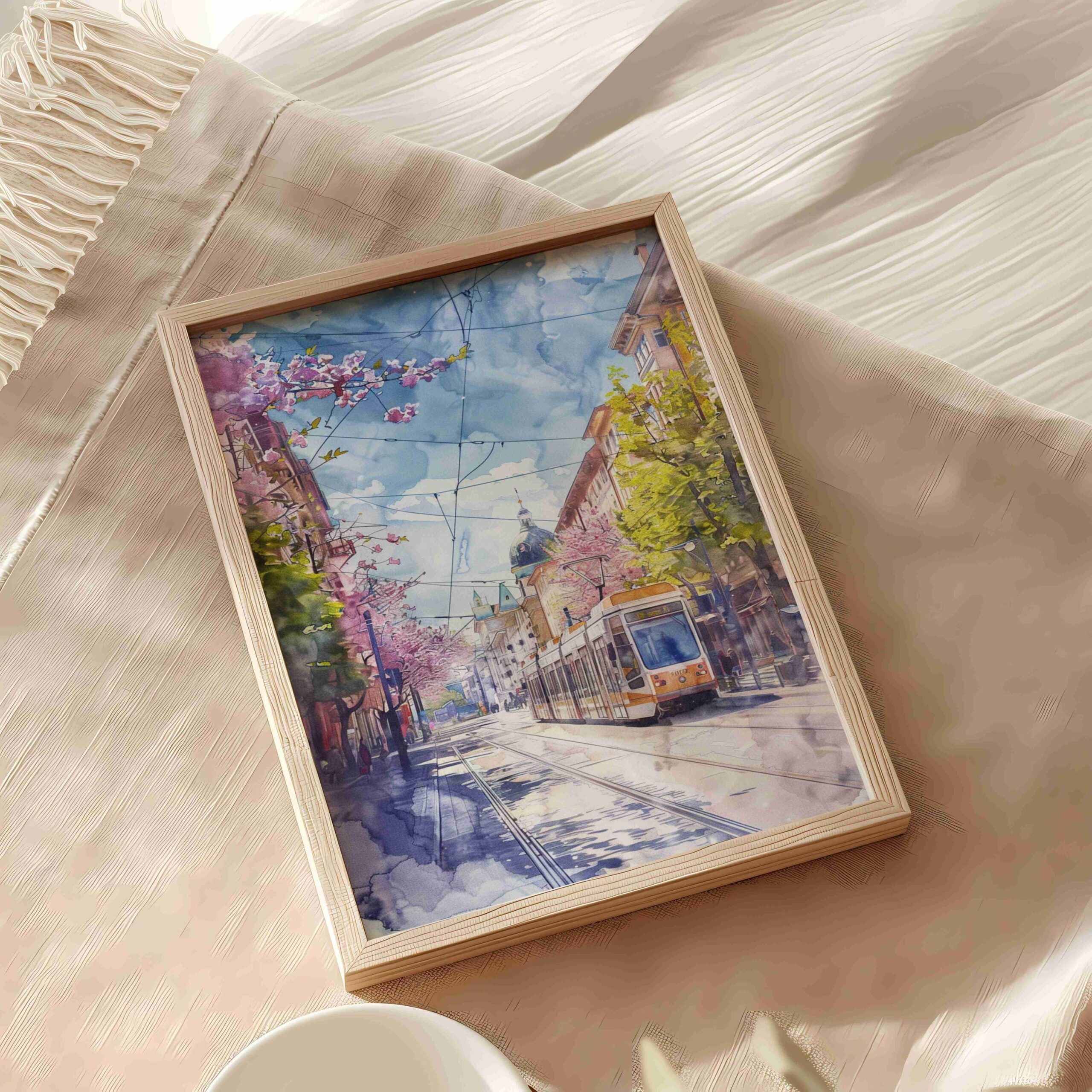 Sofia Bulgaria Europe Watercolor Print: Travel Wall Art - Image 6