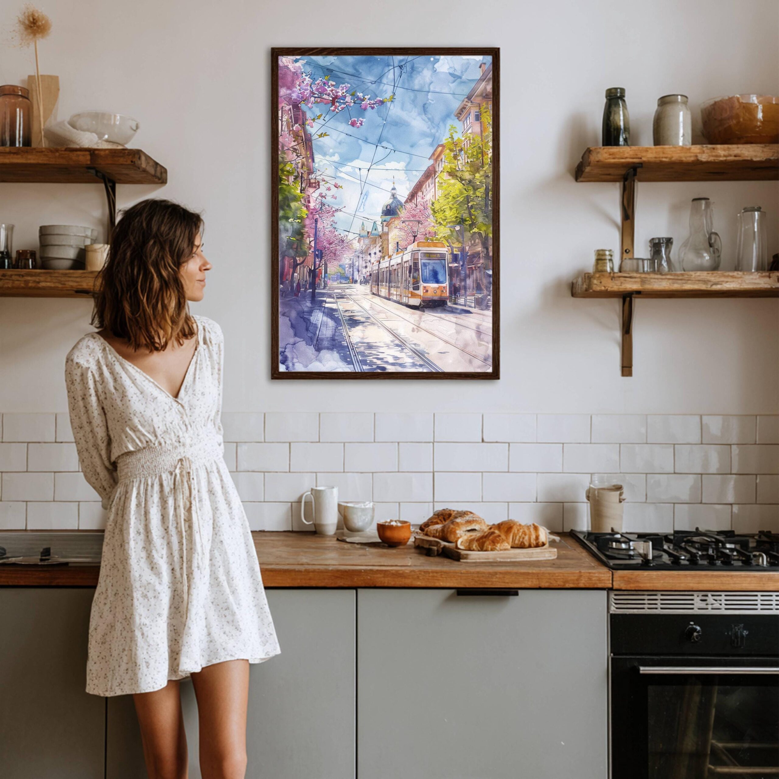Sofia Bulgaria Europe Watercolor Print: Travel Wall Art - Image 10