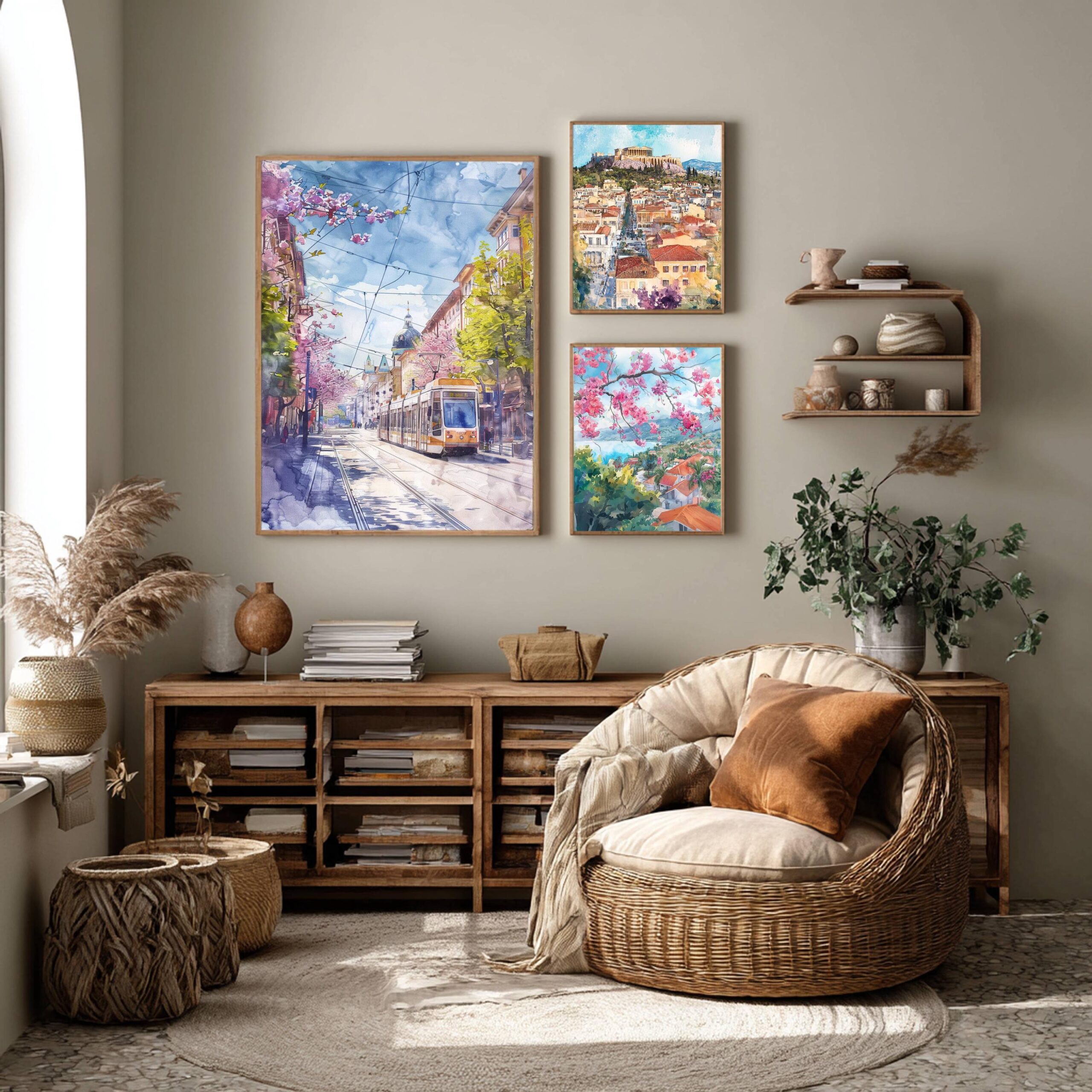 Sofia Bulgaria Europe Watercolor Print: Travel Wall Art - Image 2