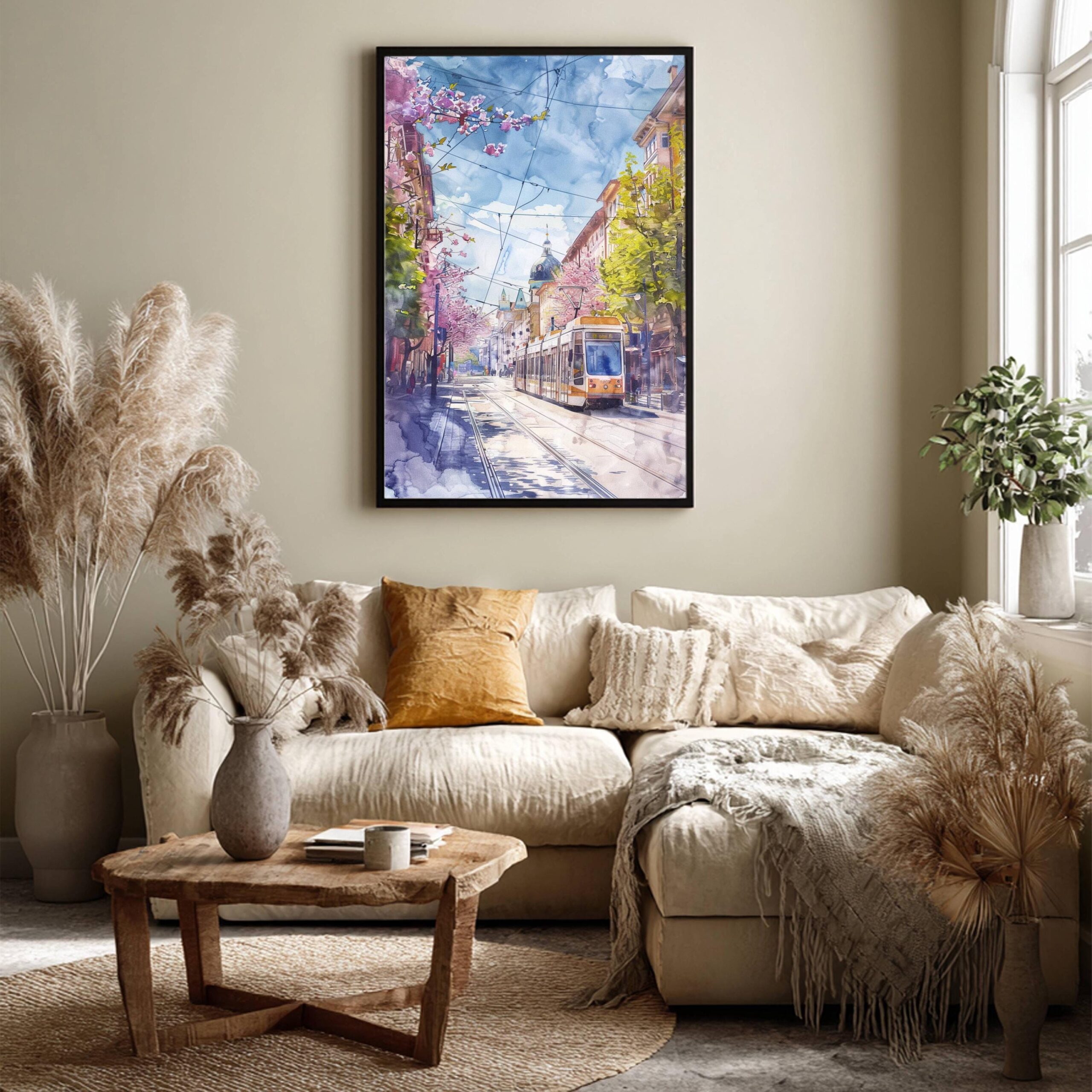 Sofia Bulgaria Europe Watercolor Print: Travel Wall Art - Image 4