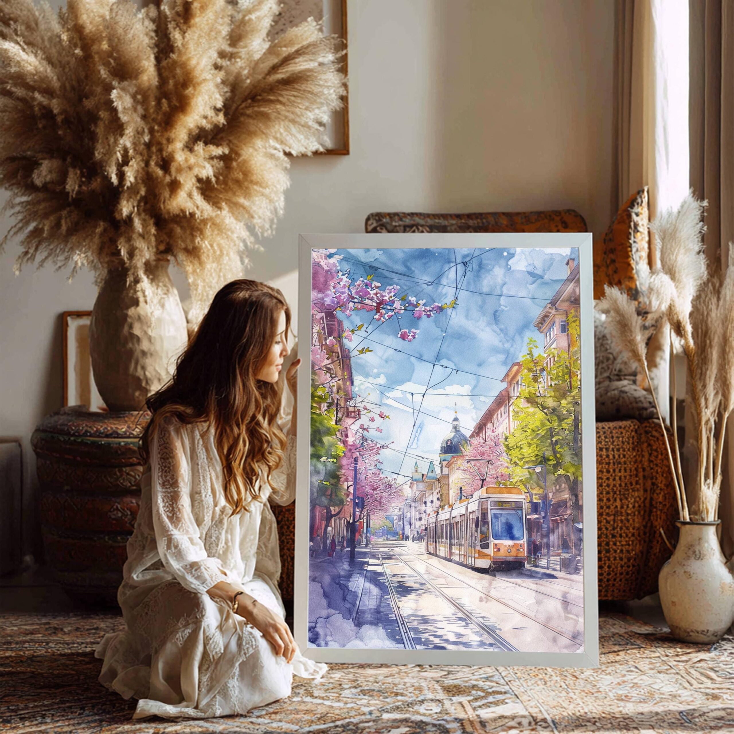 Sofia Bulgaria Europe Watercolor Print: Travel Wall Art - Image 9