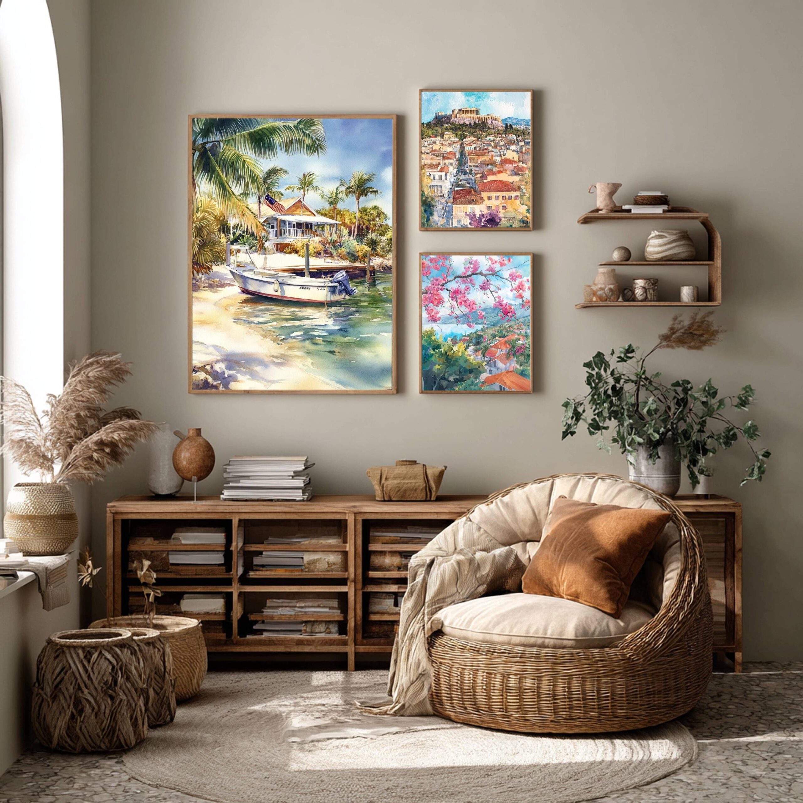 Captiva Island Florida USA Watercolor: American Travel Art Poster - Image 2