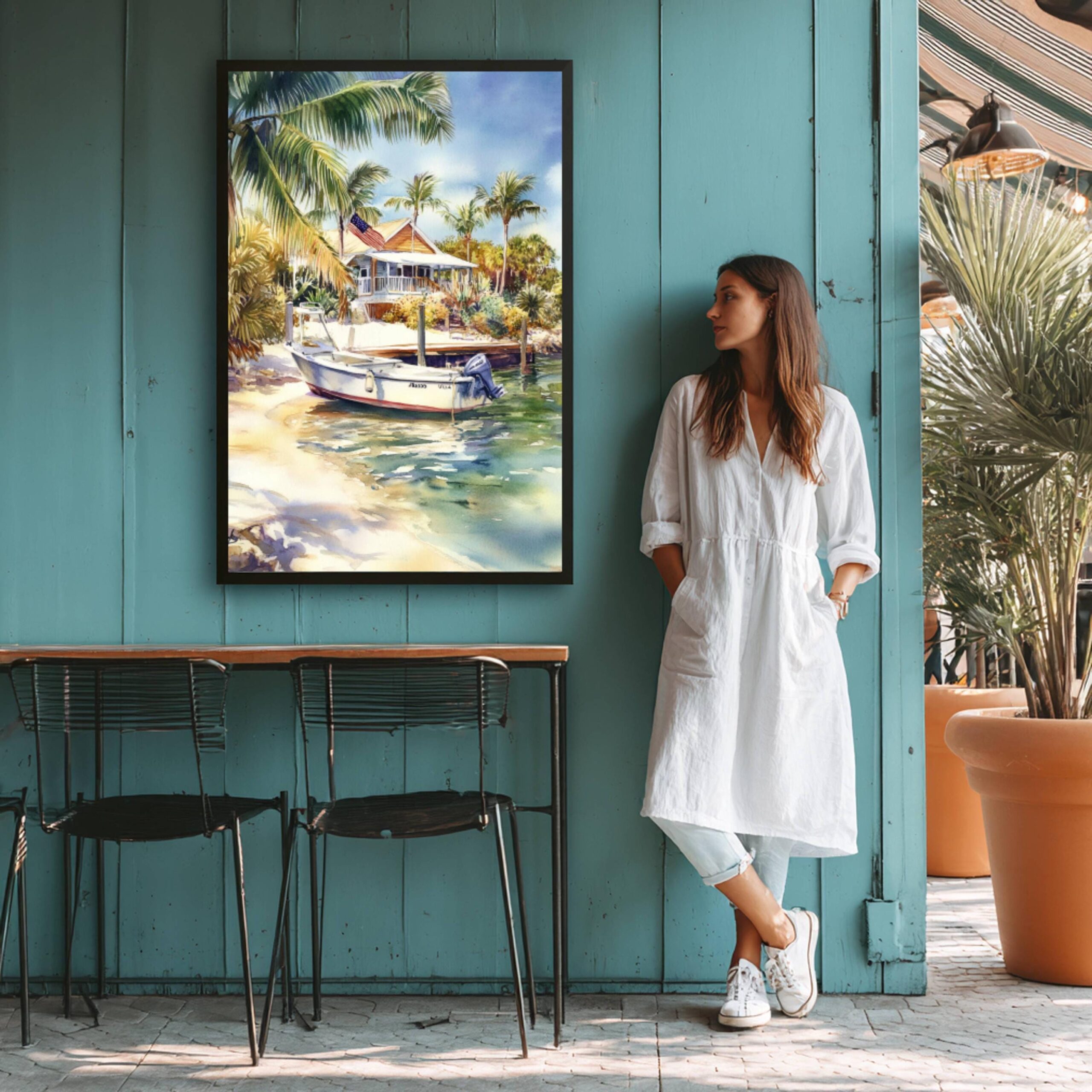Captiva Island Florida USA Watercolor: American Travel Art Poster - Image 5