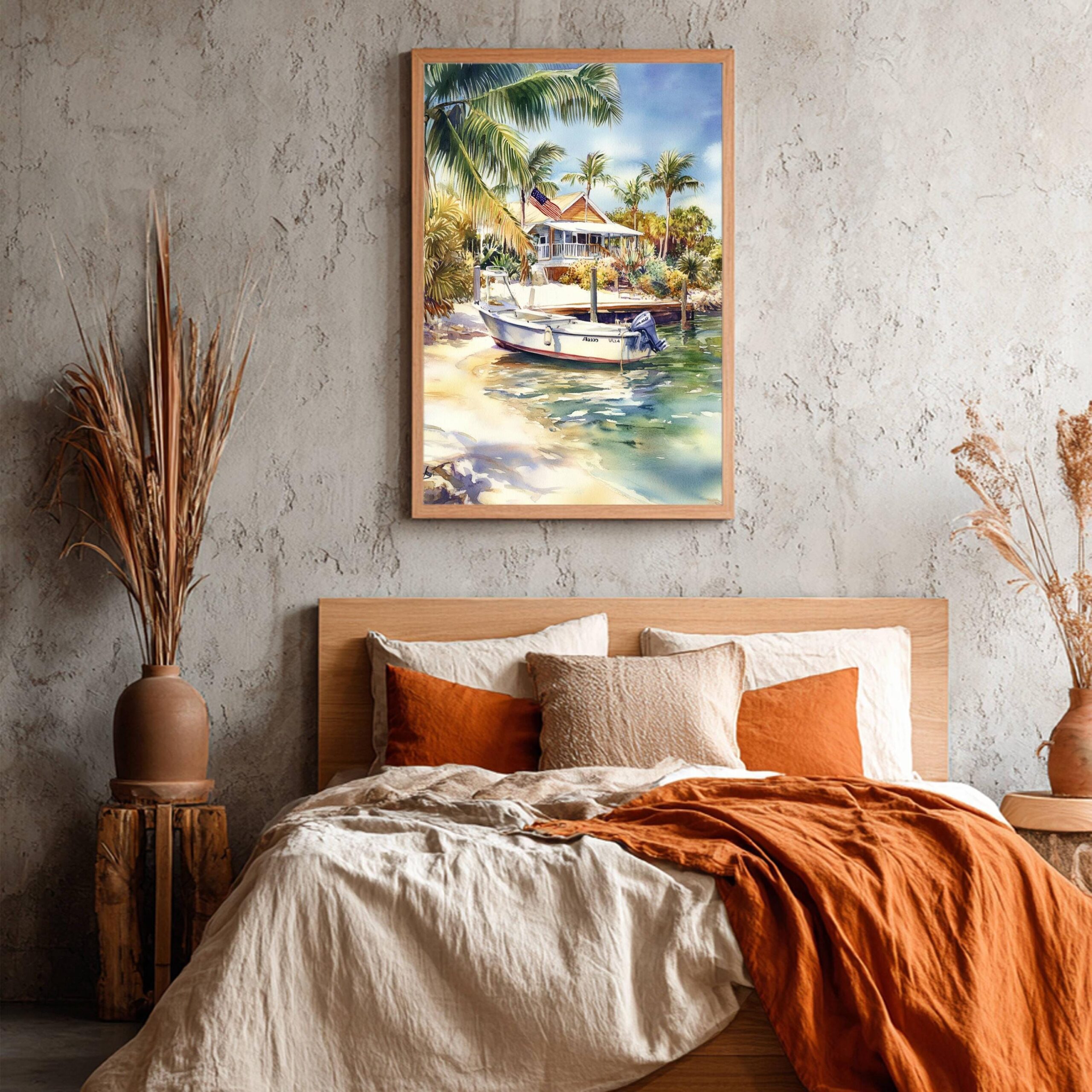 Captiva Island Florida USA Watercolor: American Travel Art Poster - Image 6