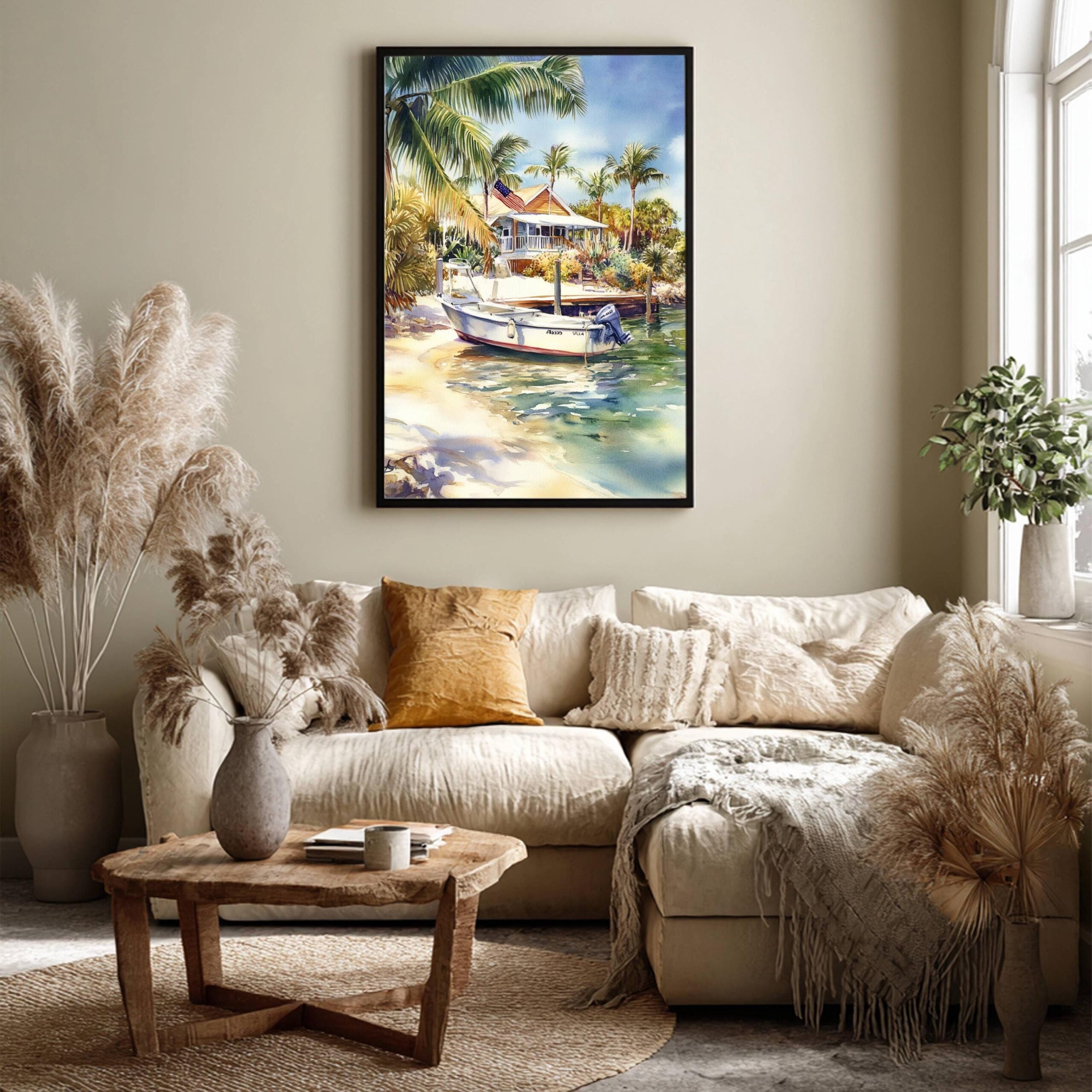 Captiva Island Florida USA Watercolor: American Travel Art Poster - Image 7
