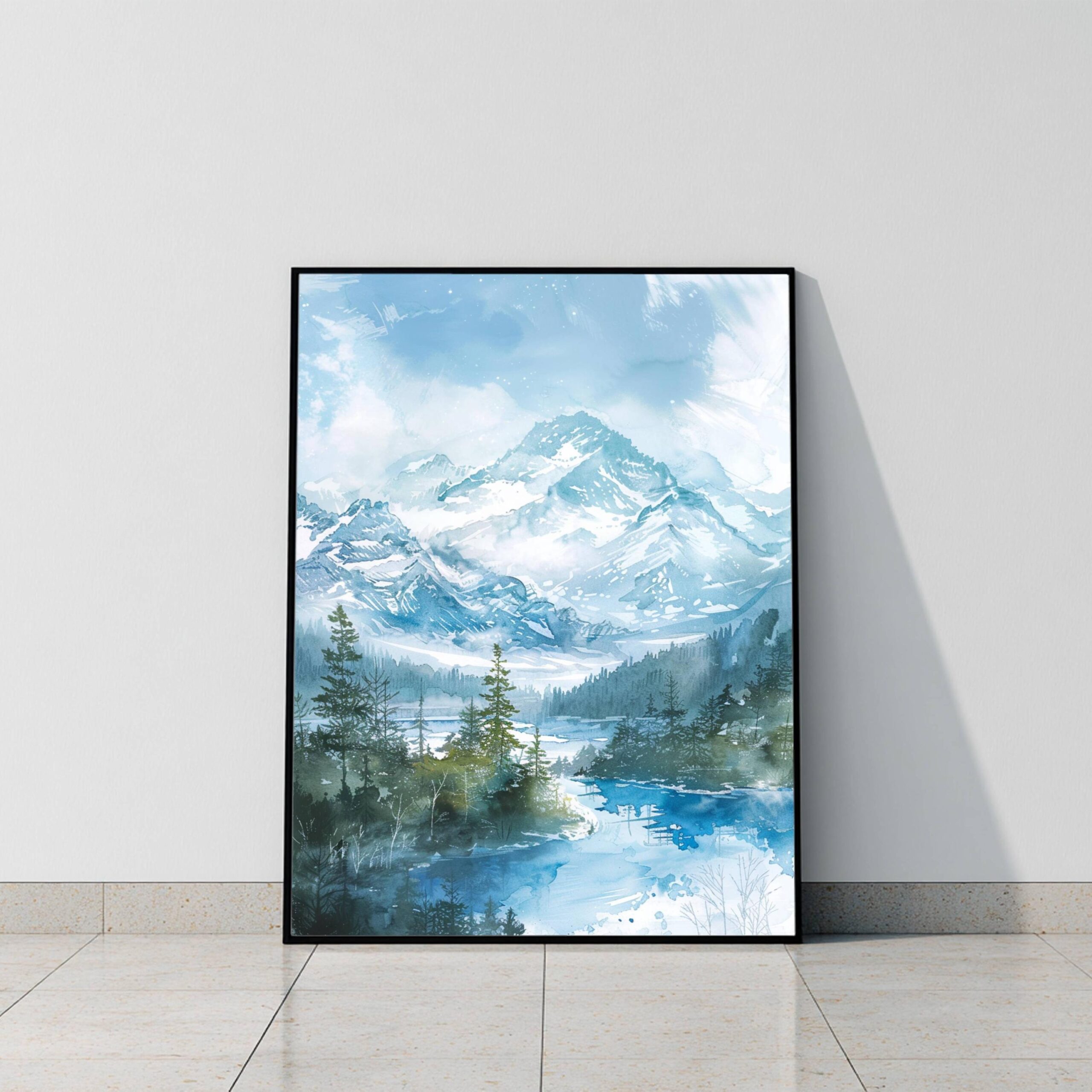 Alaska United States of America Watercolor: American Travel Art Poster - Image 8