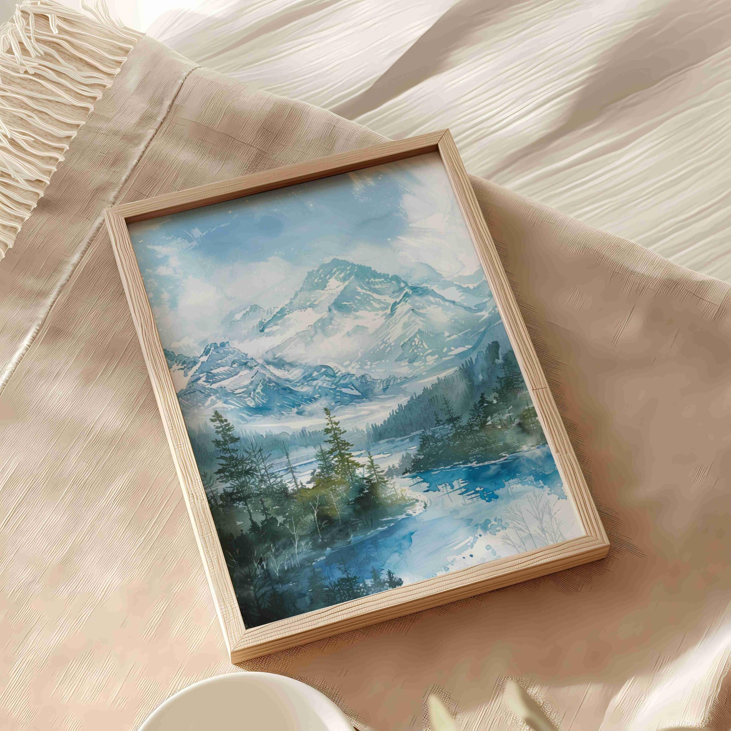 Alaska United States of America Watercolor: American Travel Art Poster - Image 9