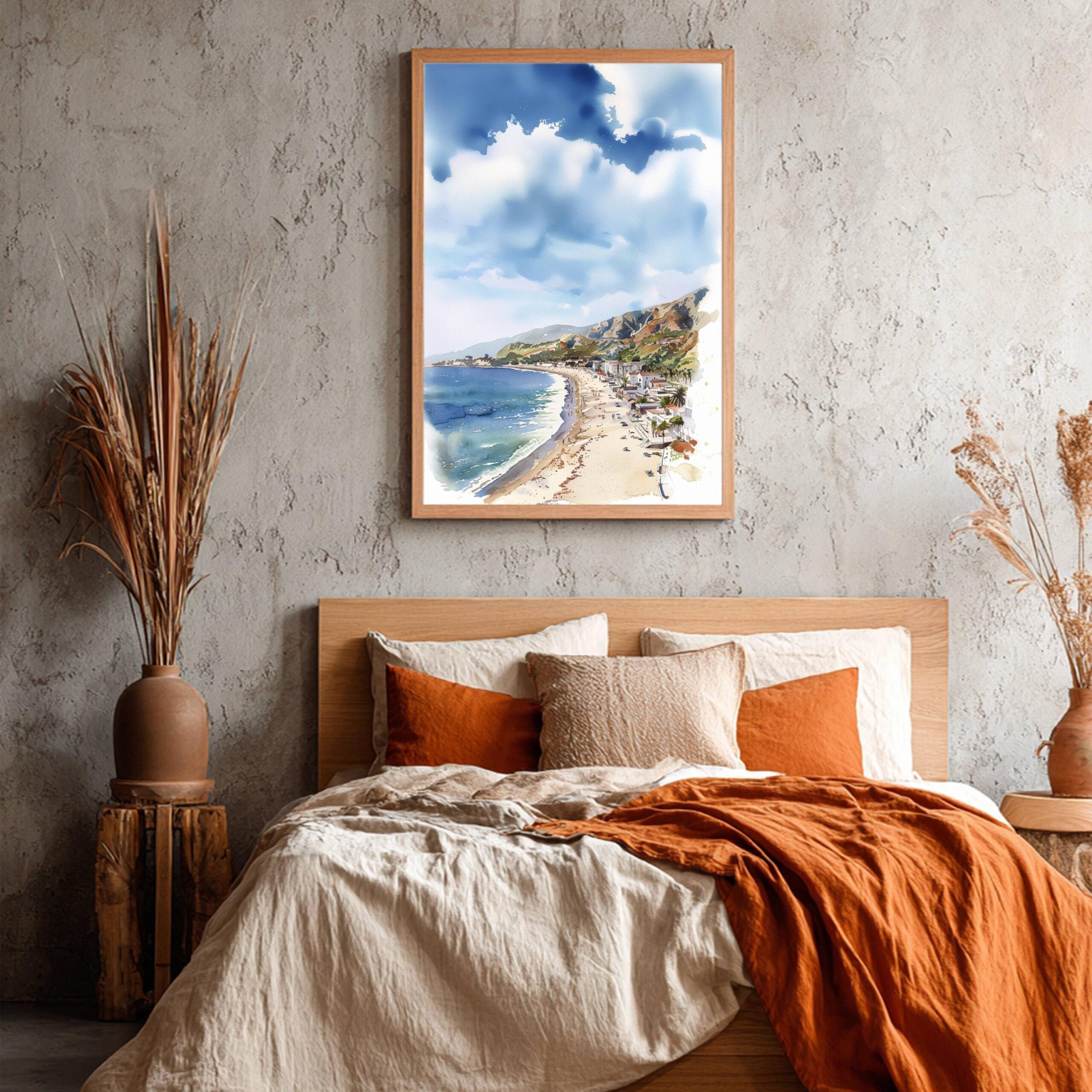 California United States of America Watercolor: USA Travel Art Poster - Image 6