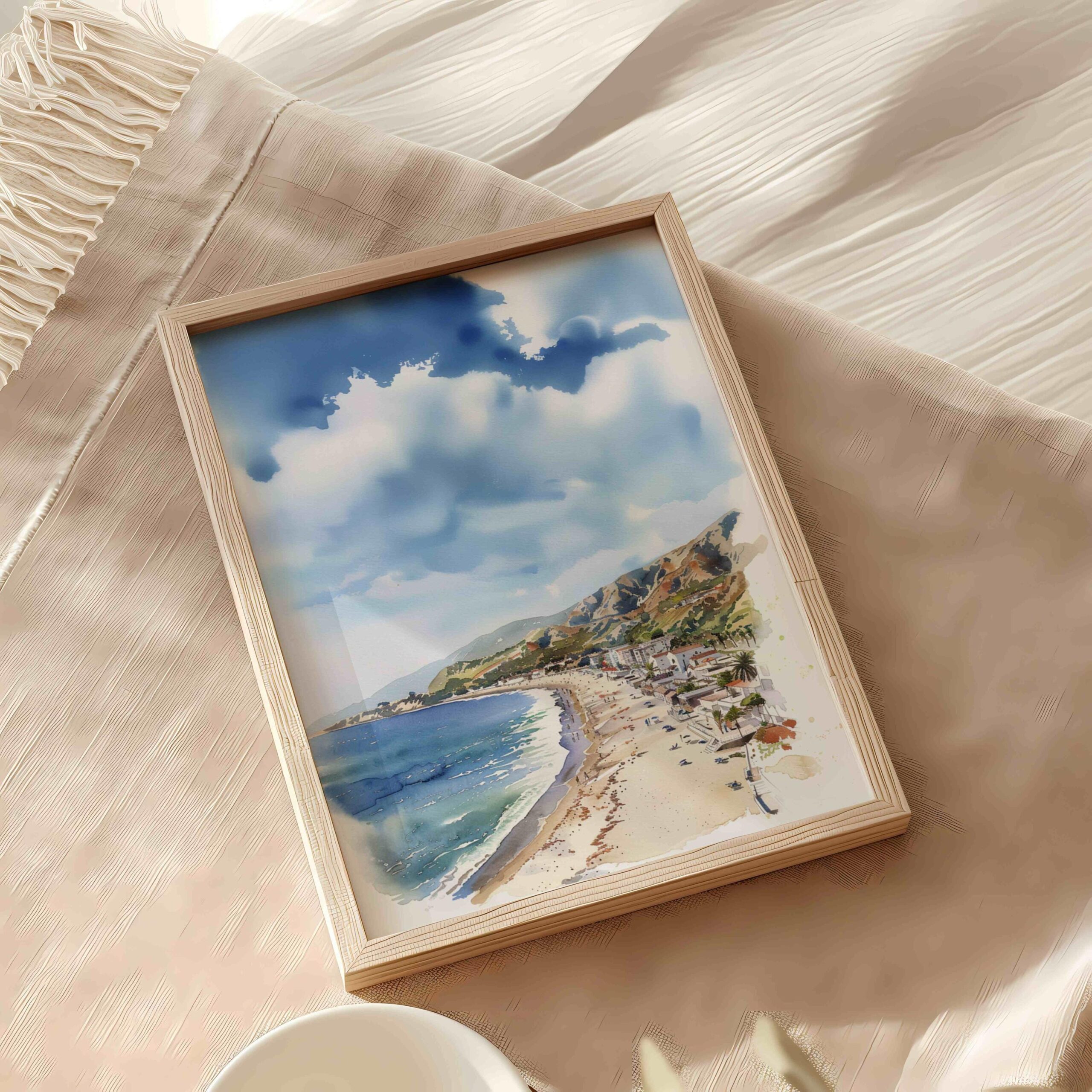 California United States of America Watercolor: USA Travel Art Poster - Image 9