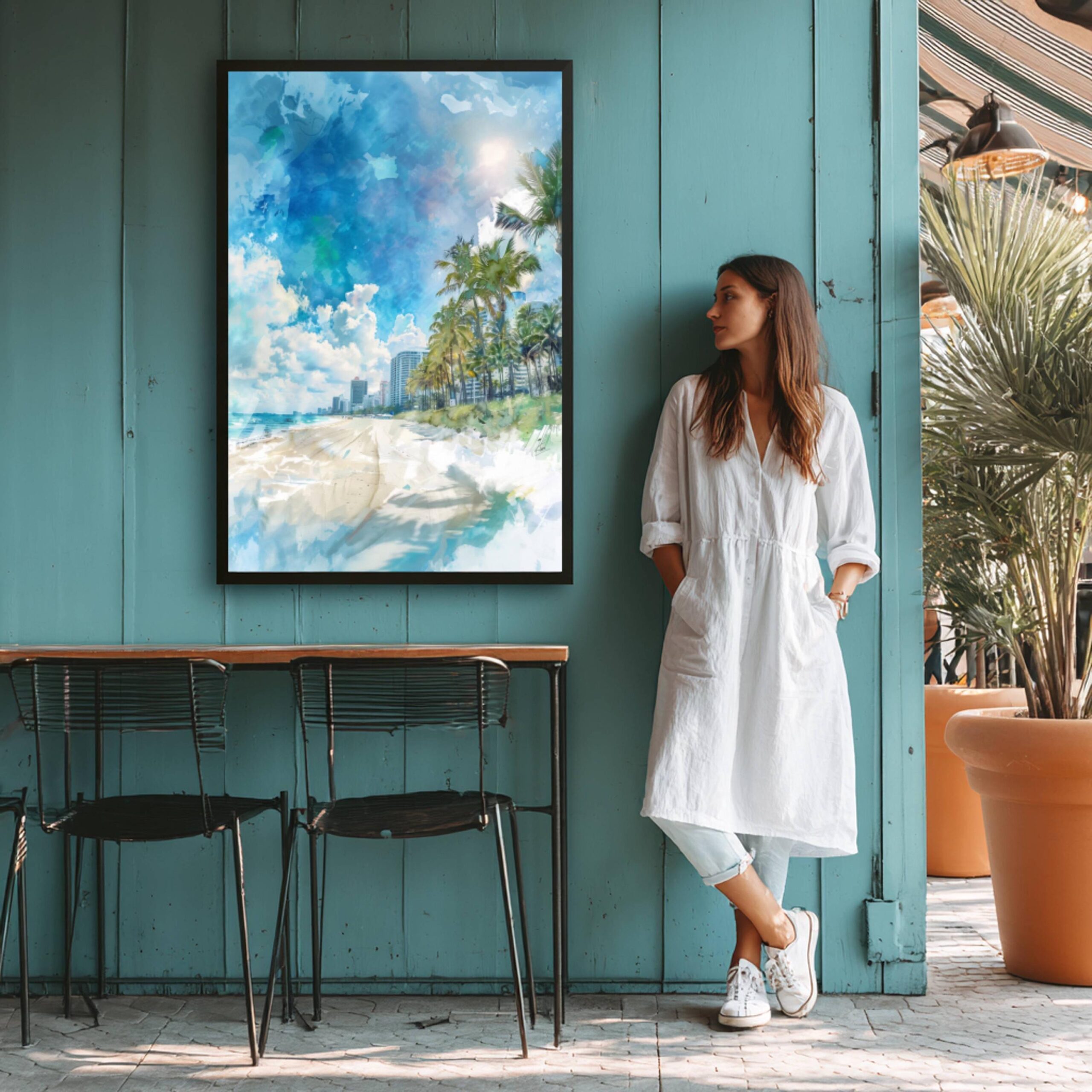Florida United States of America Watercolor Print: Travel Art Poster - Image 5