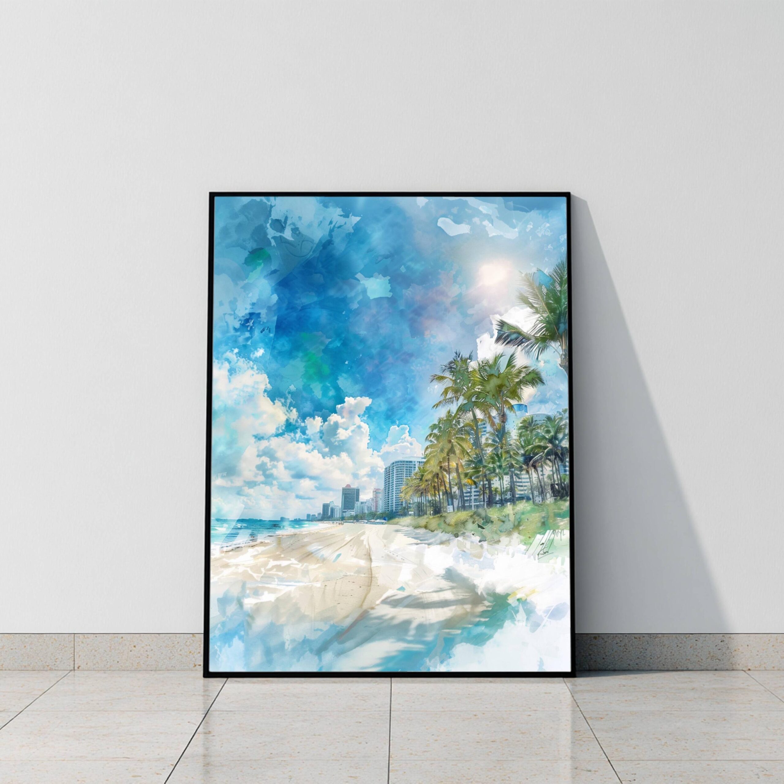 Florida United States of America Watercolor Print: Travel Art Poster - Image 8