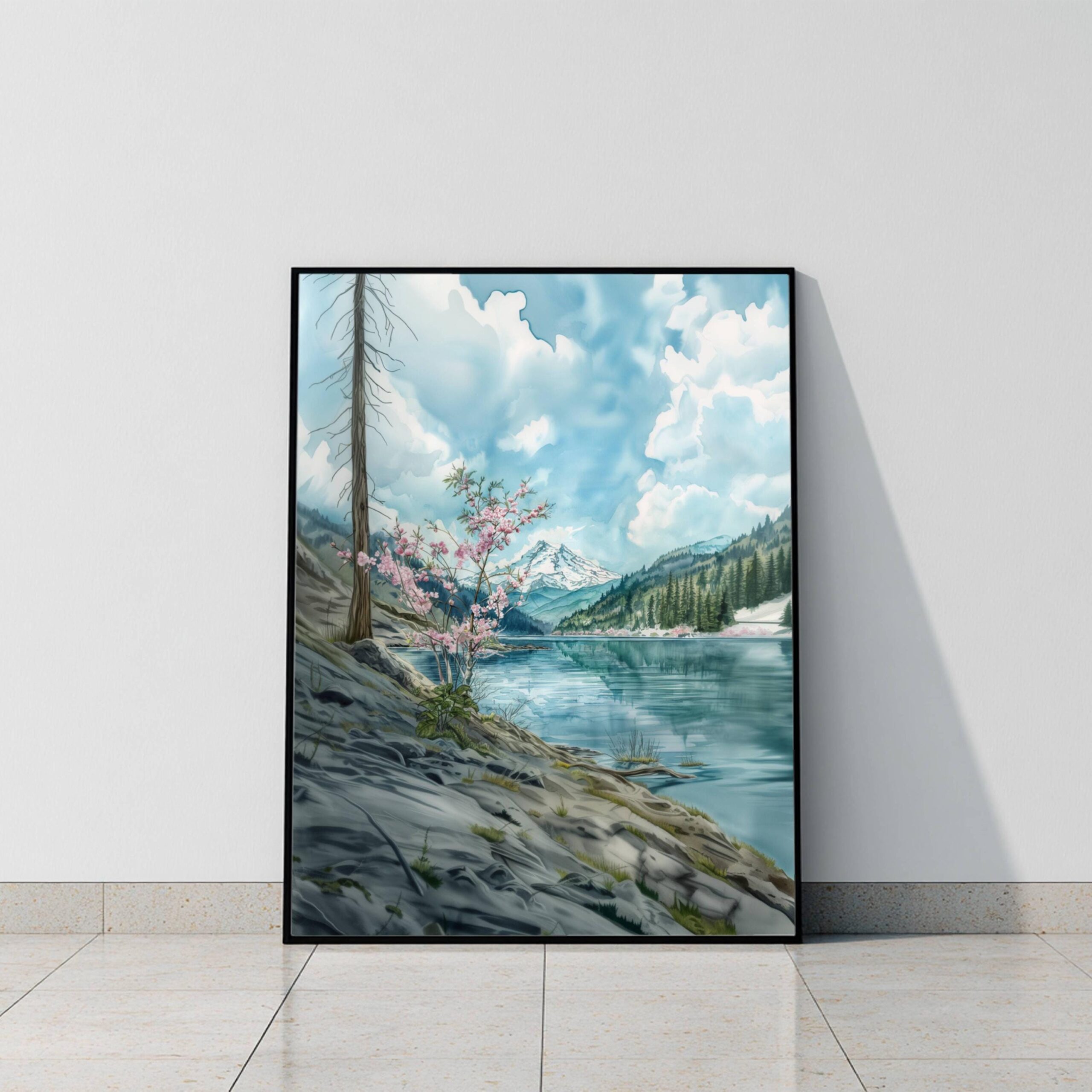 Washington United States of America Watercolor: Travel Art Poster - Image 8