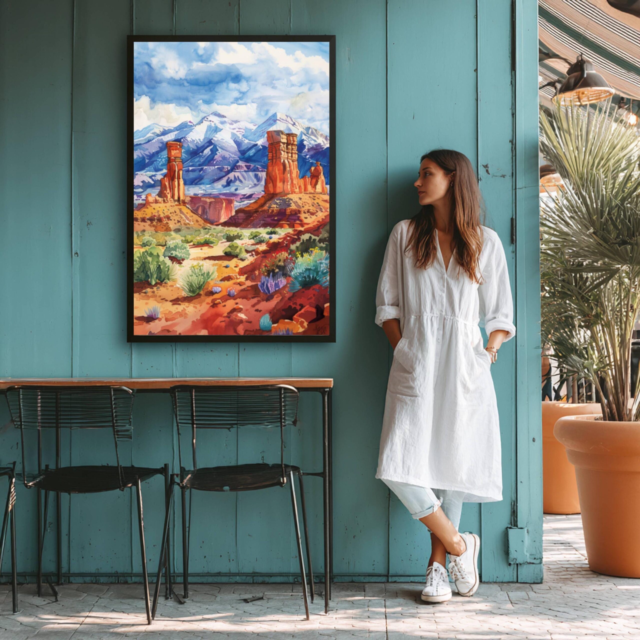 Utah United States of America Watercolor Print: Travel Art Poster - Image 5