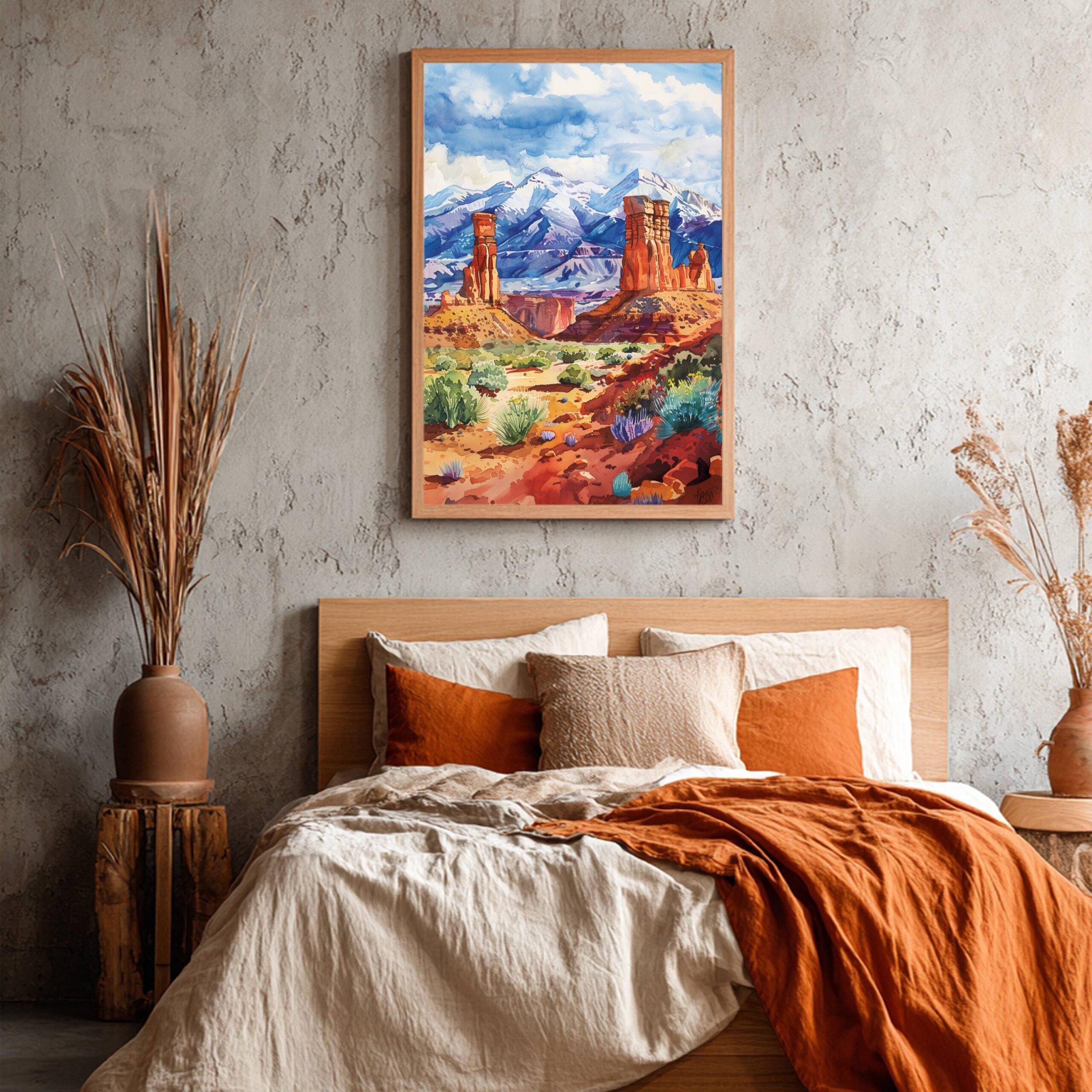Utah United States of America Watercolor Print: Travel Art Poster - Image 6