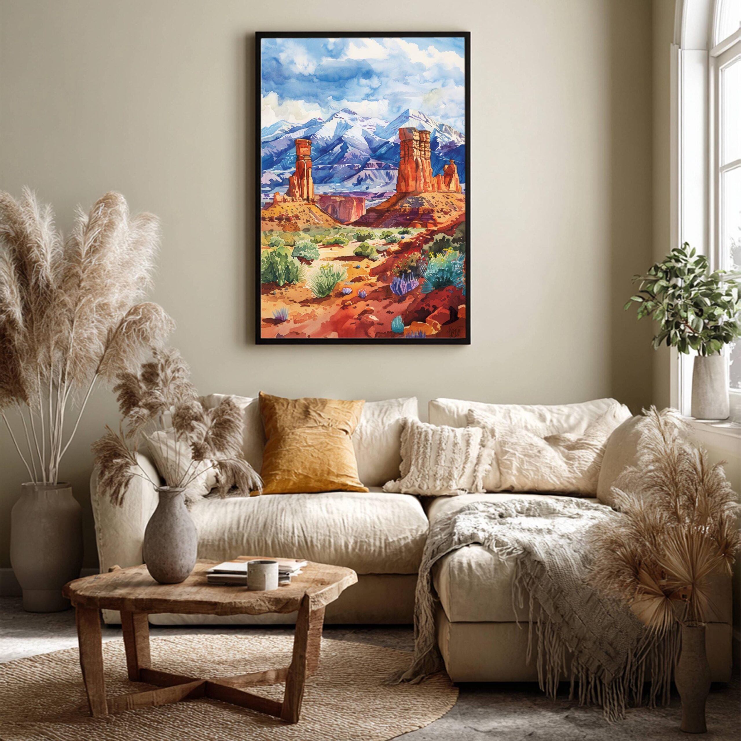 Utah United States of America Watercolor Print: Travel Art Poster - Image 7