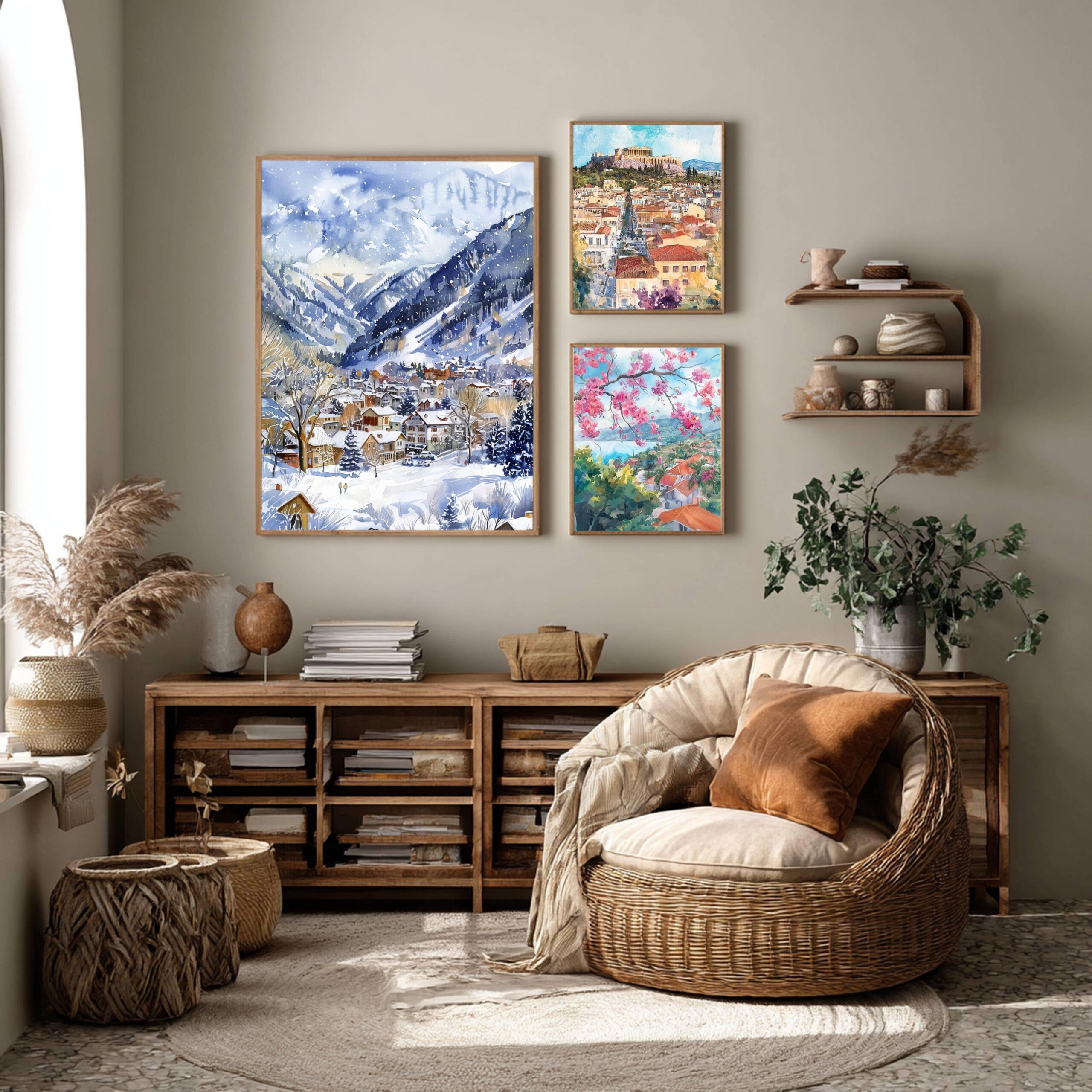 Aspen Colorado USA Watercolor: American Travel Art Poster - Image 2