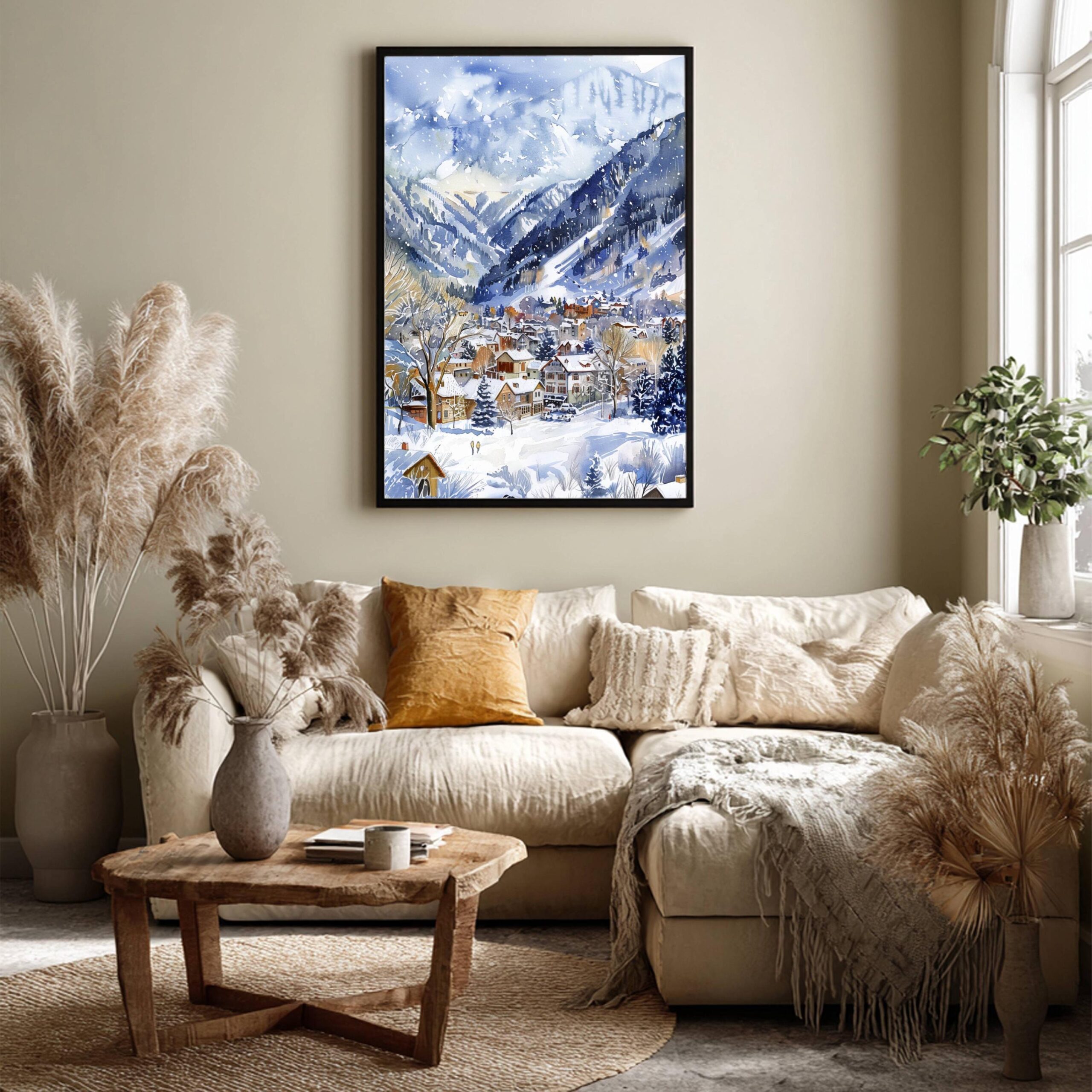Aspen Colorado USA Watercolor: American Travel Art Poster - Image 7