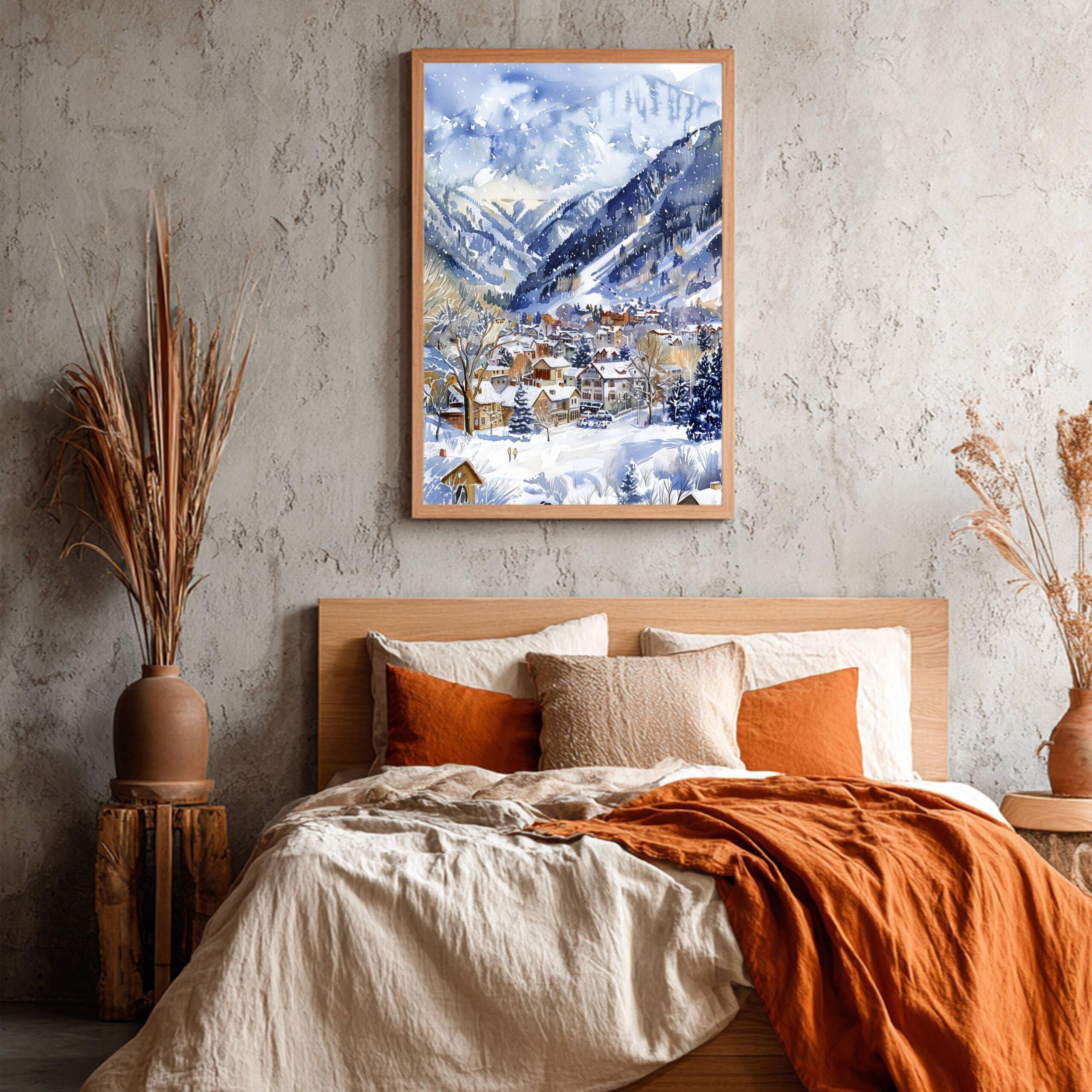 Aspen Colorado USA Watercolor: American Travel Art Poster - Image 6