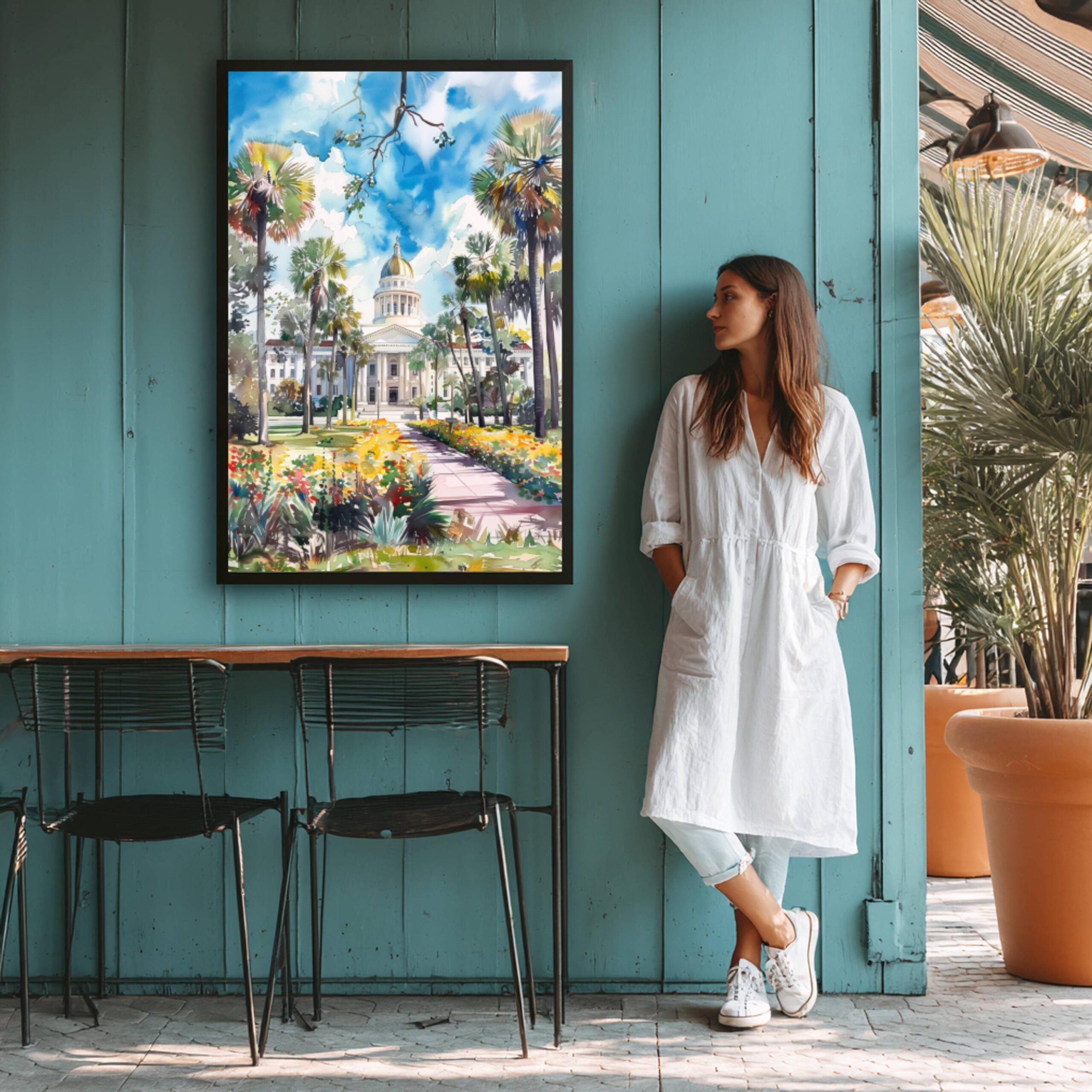 Tallahassee Florida USA Watercolor Print: Travel Art Poster - Image 5