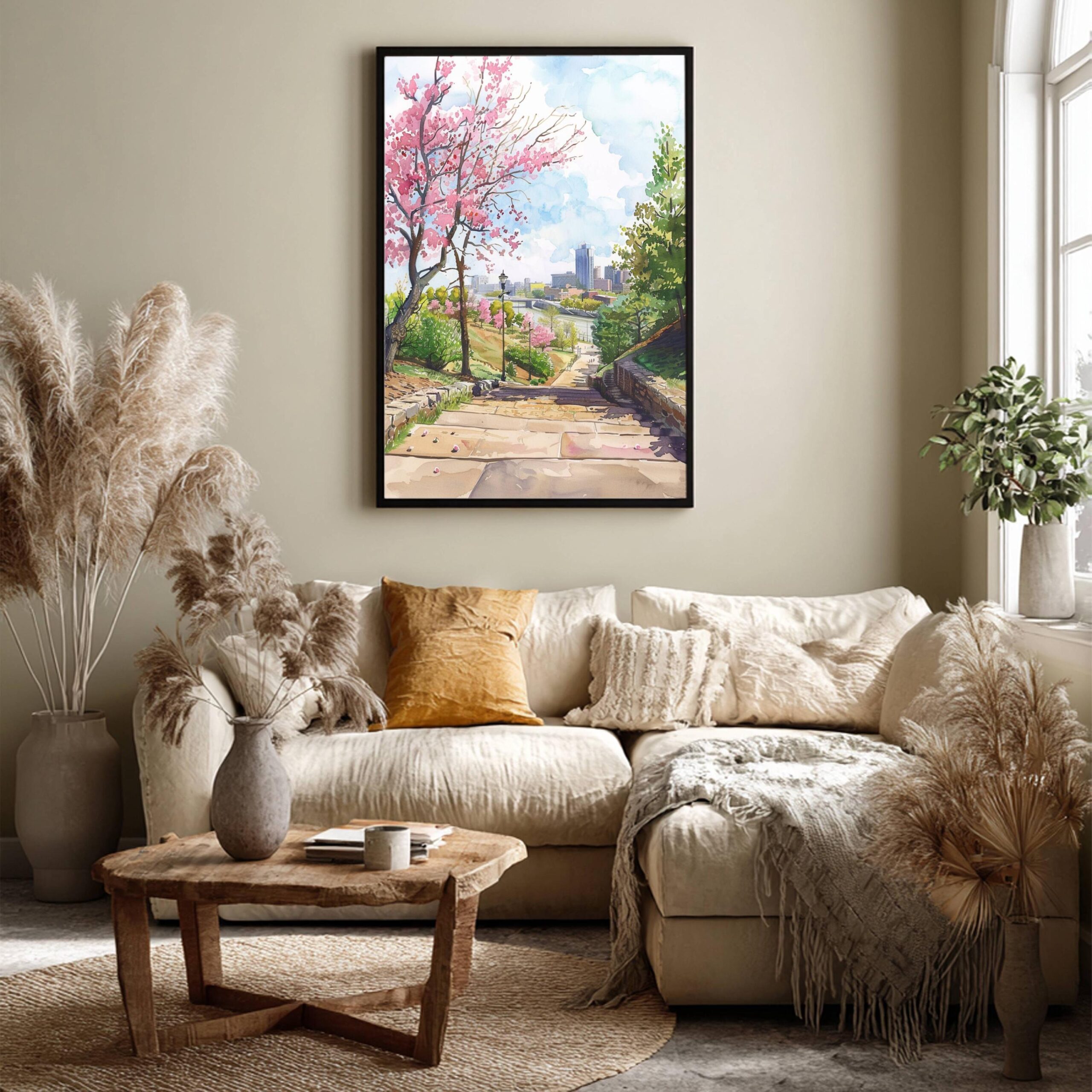 Little Rock Arkansas USA Watercolor: Travel Art Poster - Image 7