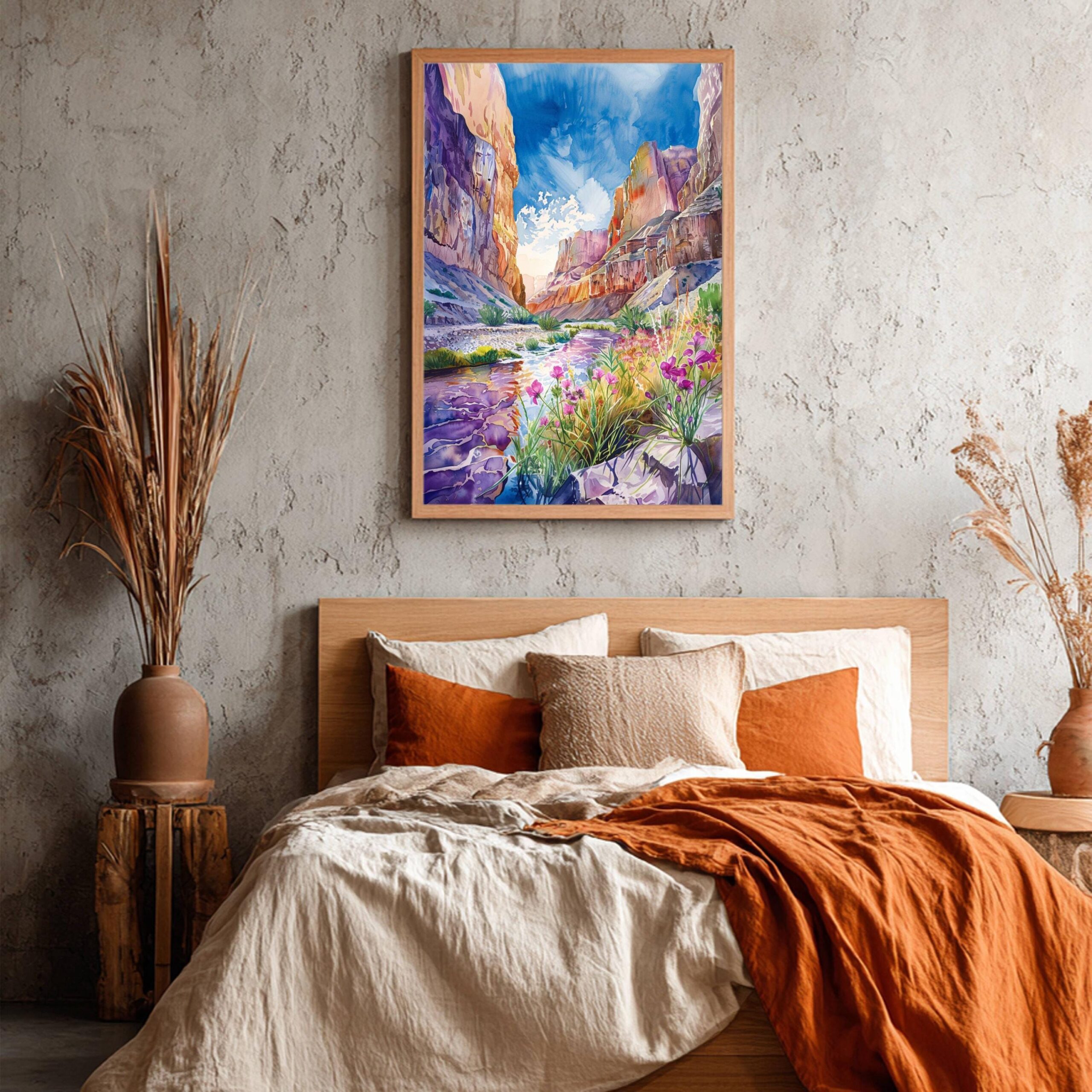 Big Bend National Park Texas USA Watercolor: Travel Art Poster - Image 6