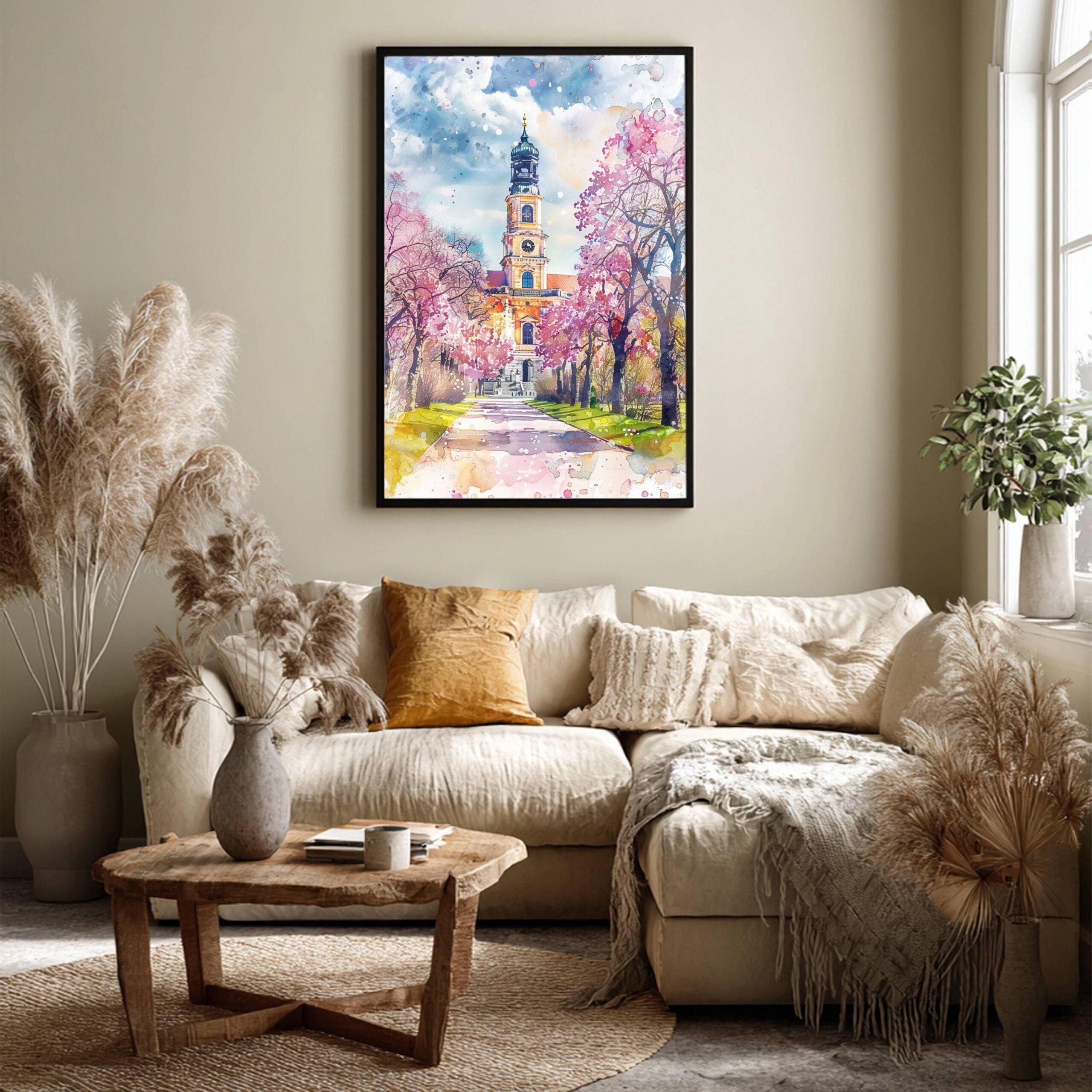 Berlin Charlottenburg Palace Germany Watercolor: Travel Art Poster - Image 7