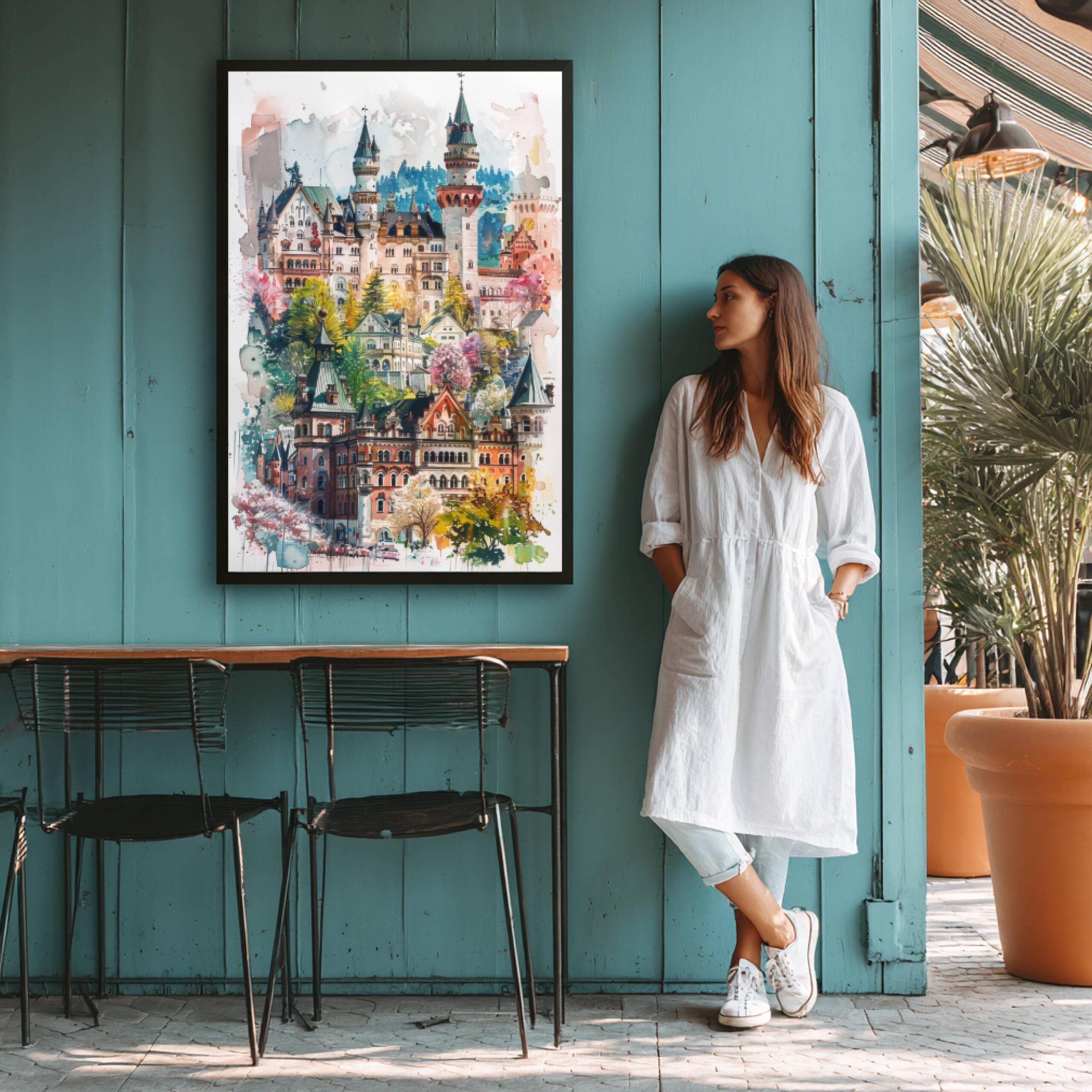 Germany Europe Watercolor: Travel Art Poster - Image 5
