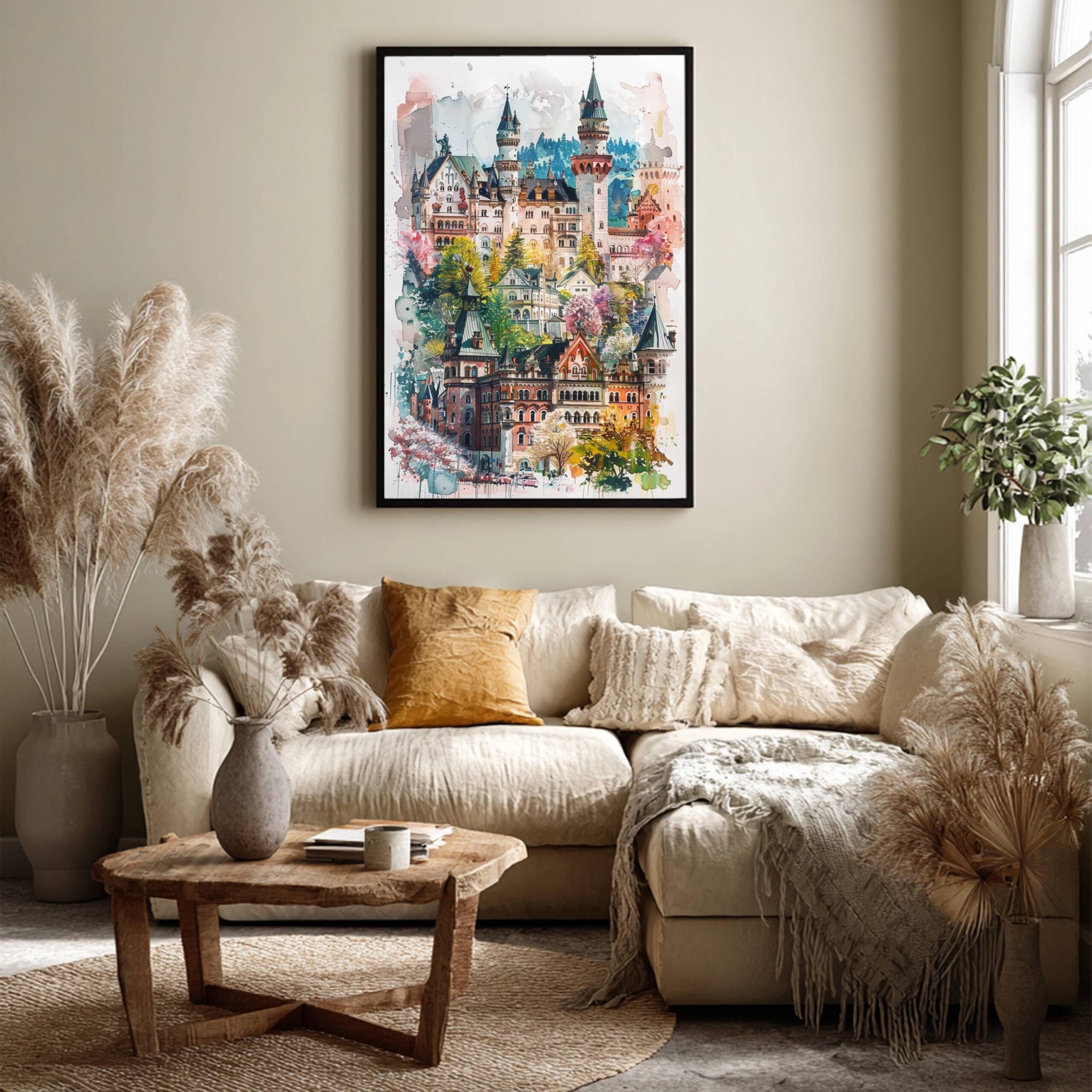 Germany Europe Watercolor: Travel Art Poster - Image 7
