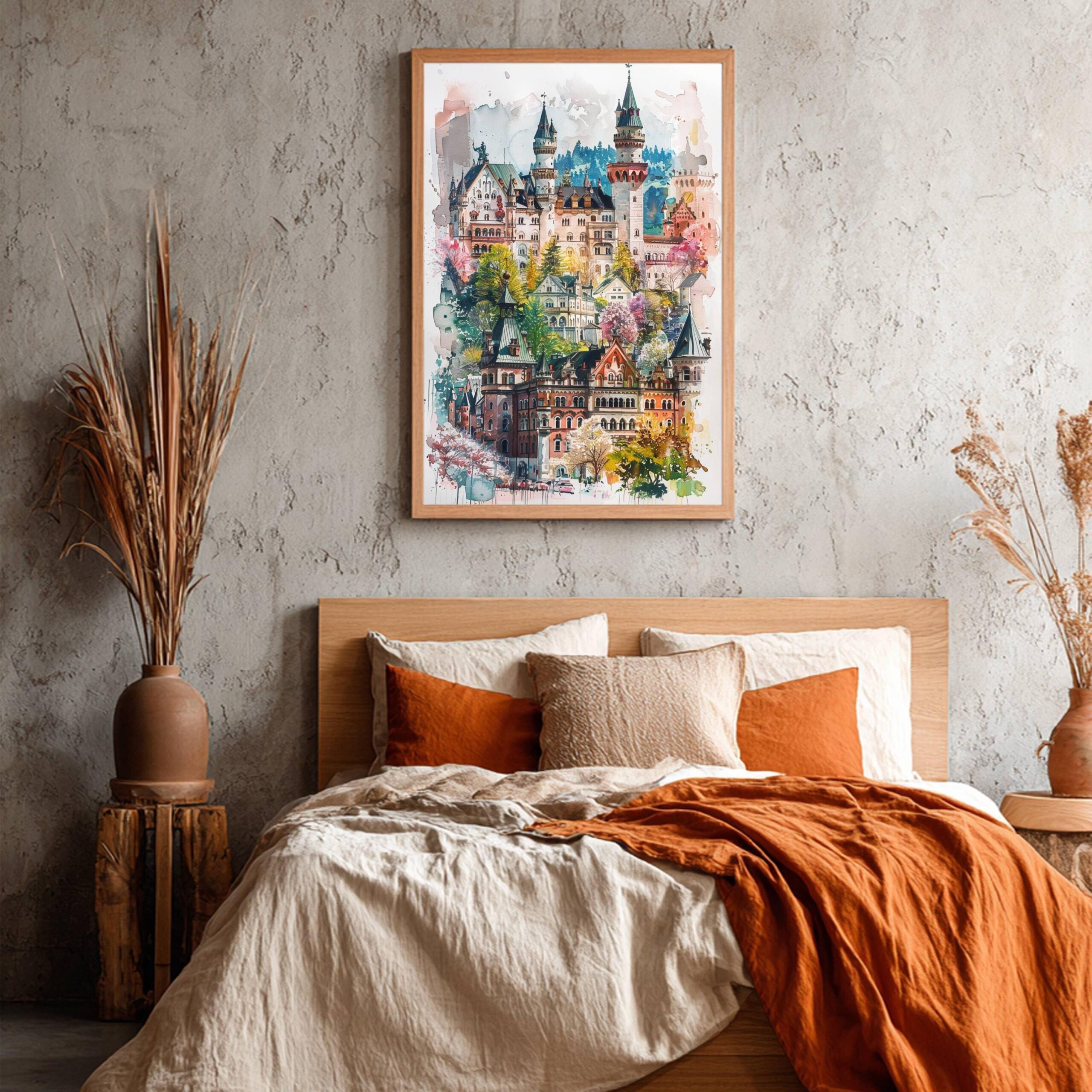 Germany Europe Watercolor: Travel Art Poster - Image 6