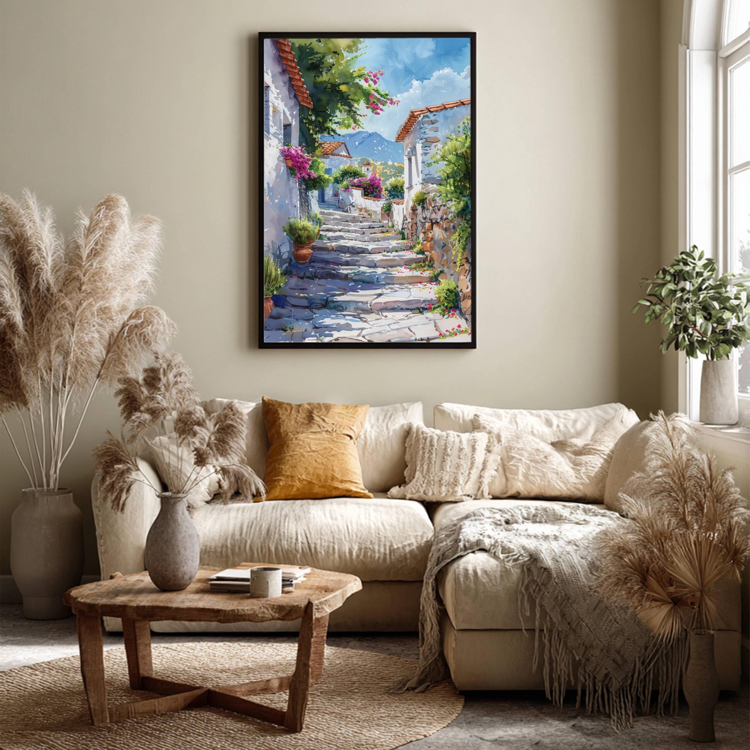 Greece Europe Watercolor Print: Greek Travel Art Poster - Image 7