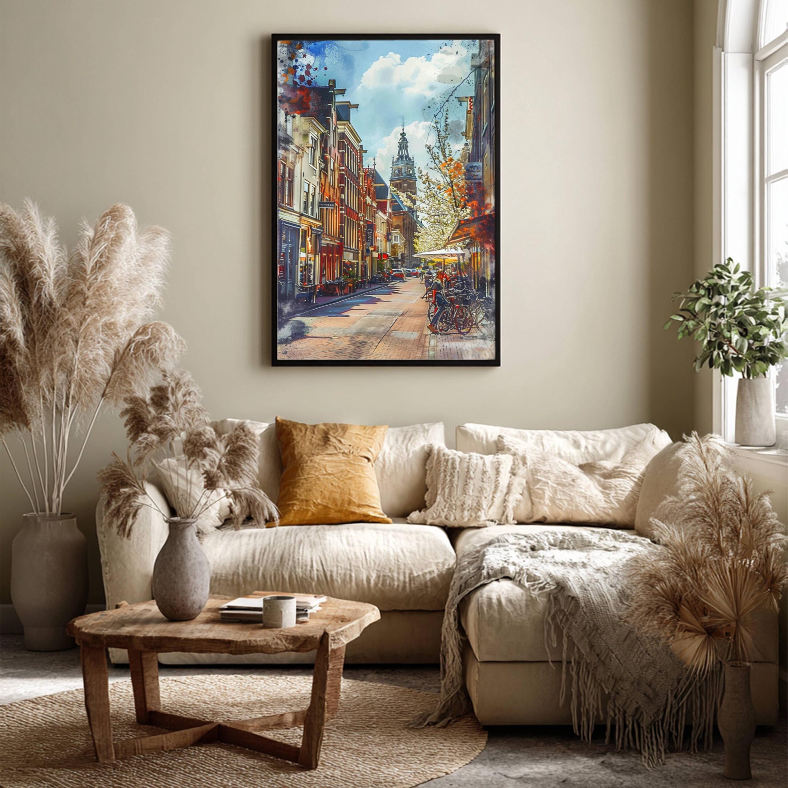 Arnhem The Netherlands (Holland) Europe Watercolor: Dutch Travel Art Poster - Image 7