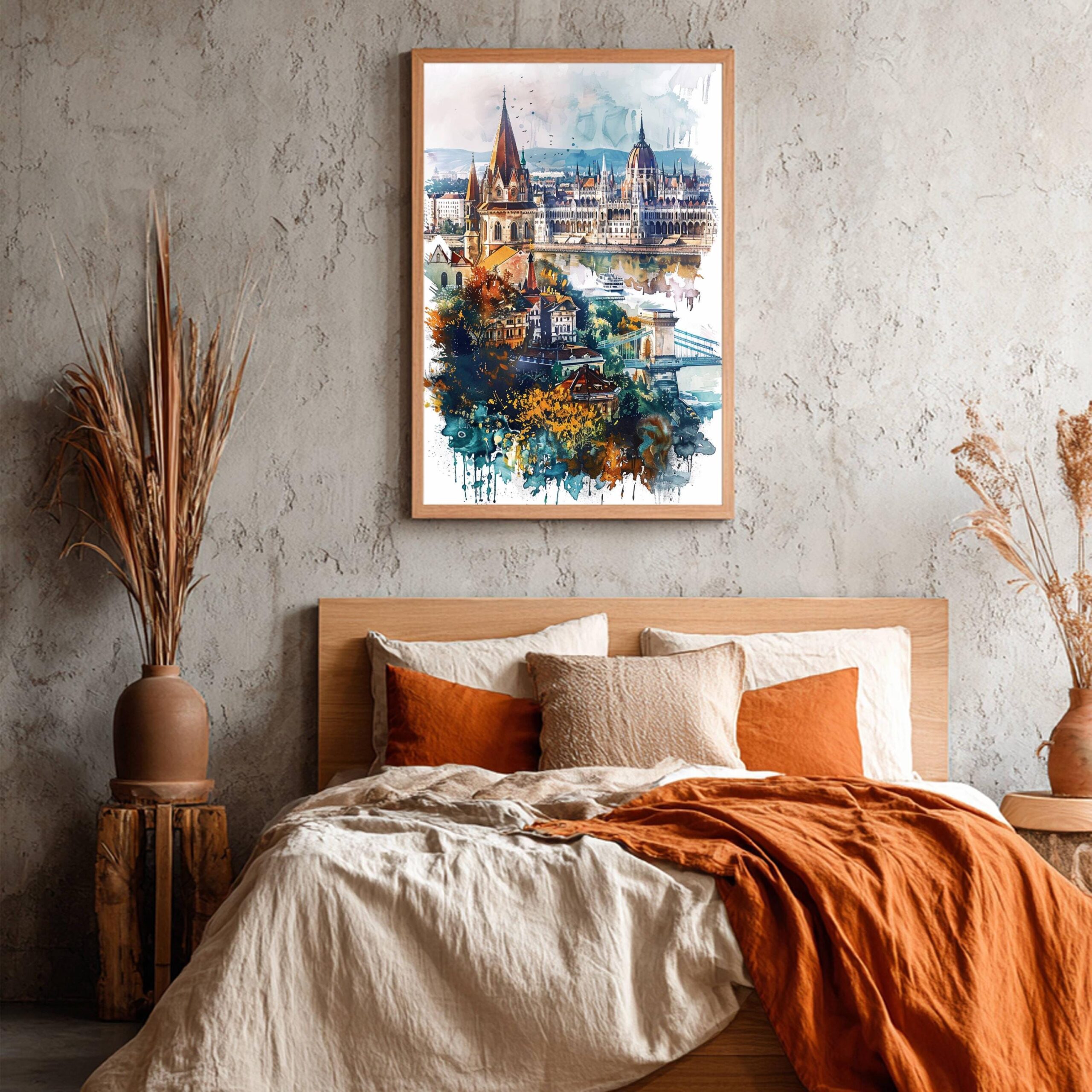Hungary Europe Watercolor Print: Travel Art Poster - Image 6