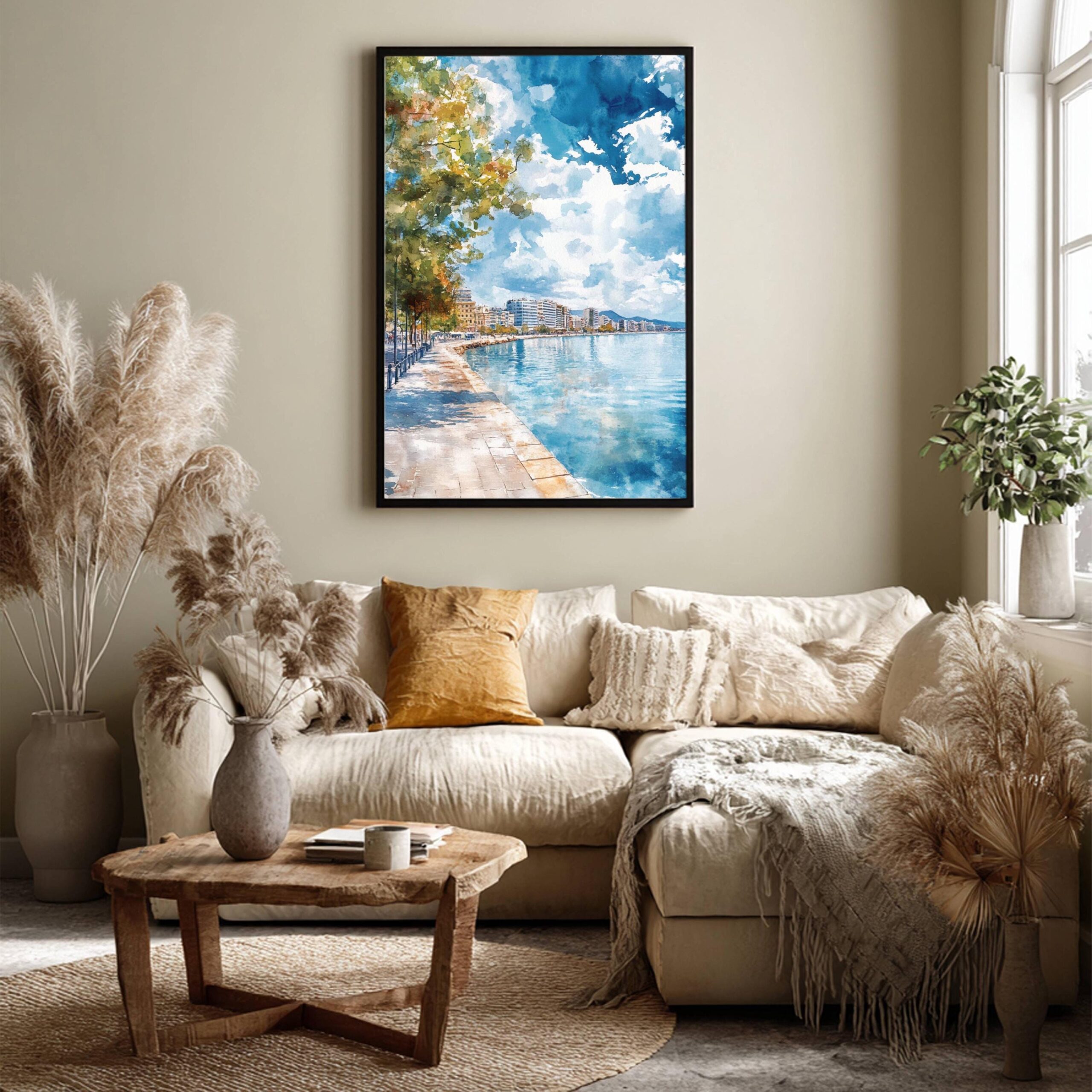 Thessaloniki Greece Watercolor: Greek Travel Art Poster - Image 7