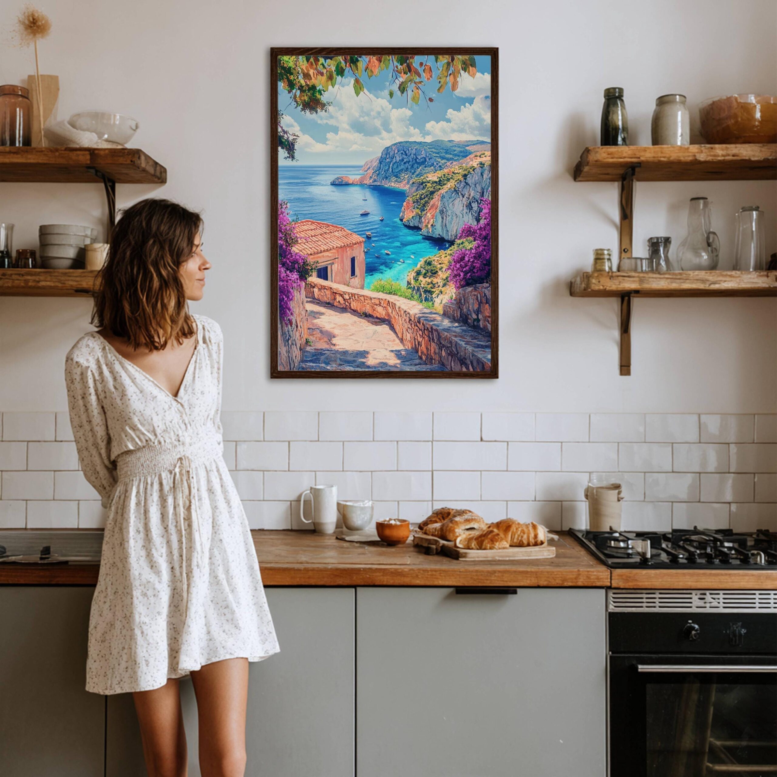 Zakynthos Island Greece Watercolor: Travel Art Poster - Image 4