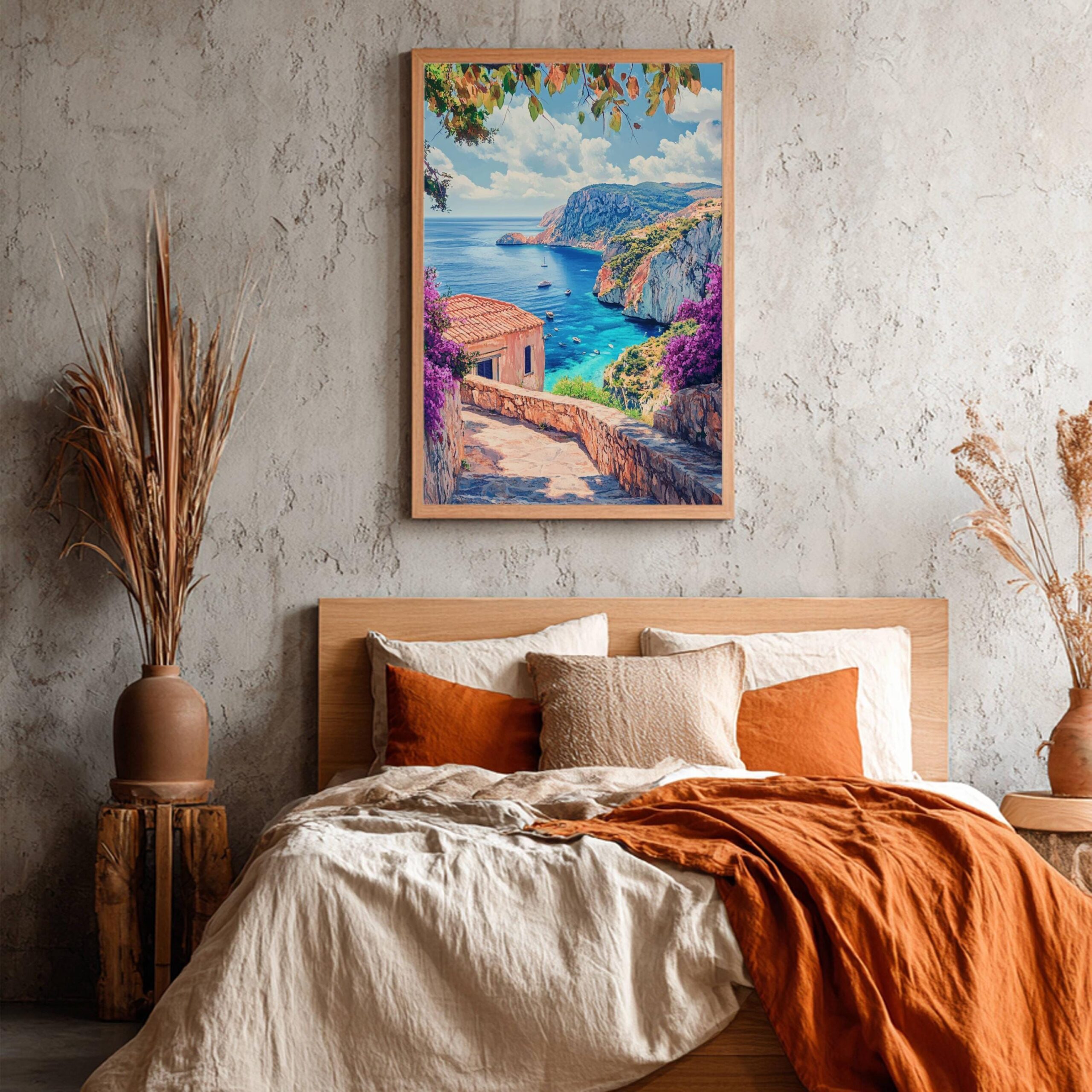 Zakynthos Island Greece Watercolor: Travel Art Poster - Image 6