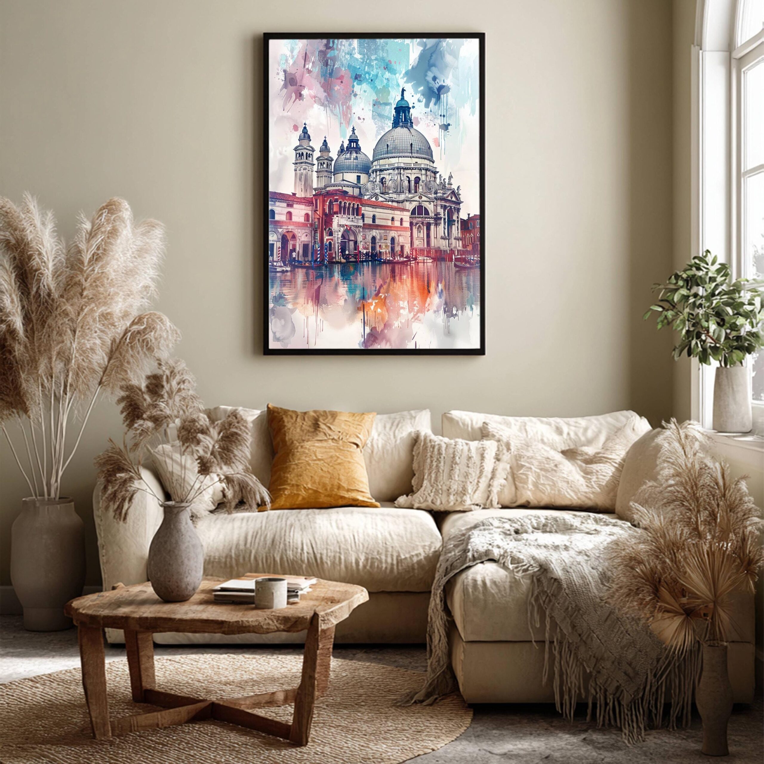 St. Marks Basilica Venice Italy Watercolor: Travel Art Print - Image 7