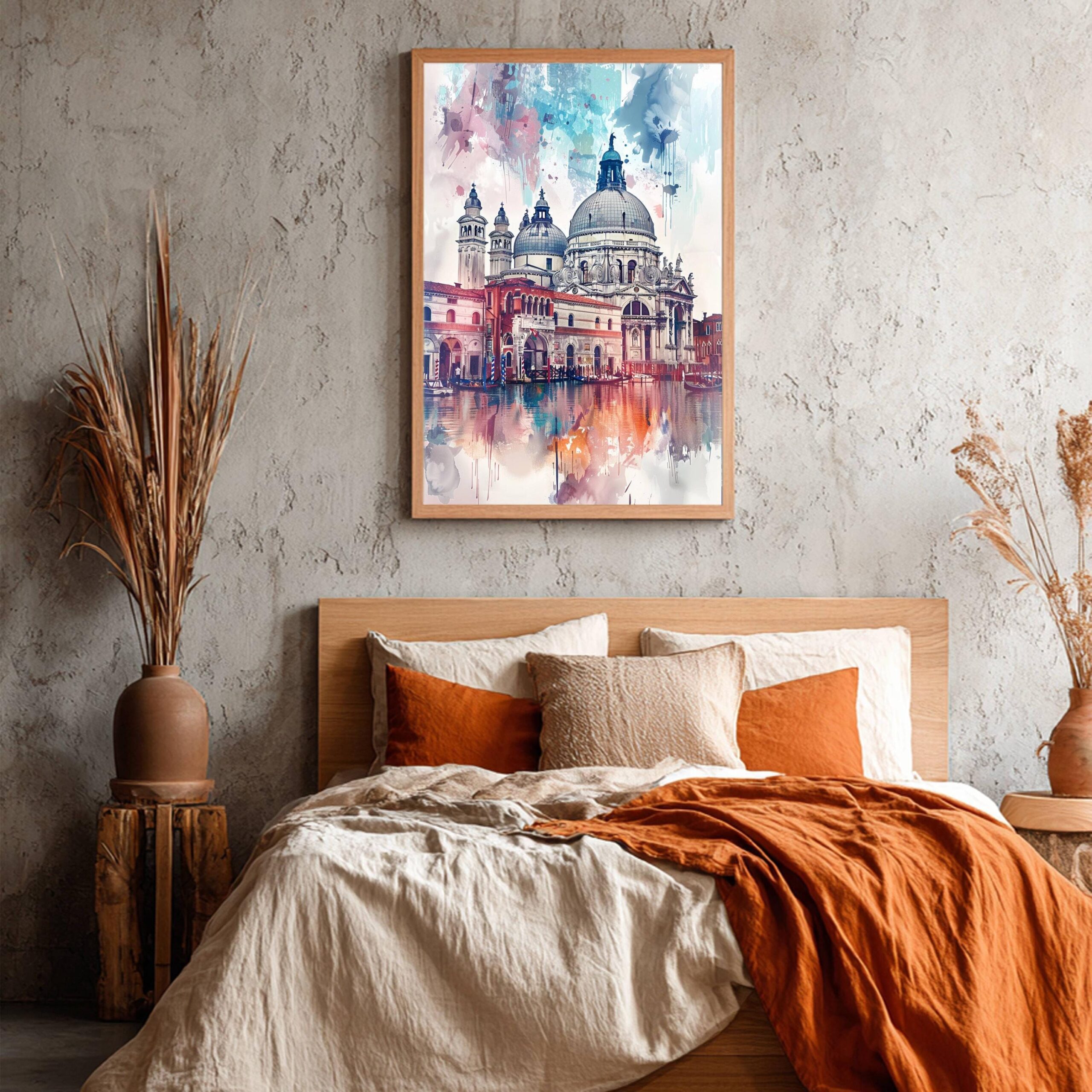 St. Marks Basilica Venice Italy Watercolor: Travel Art Print - Image 6