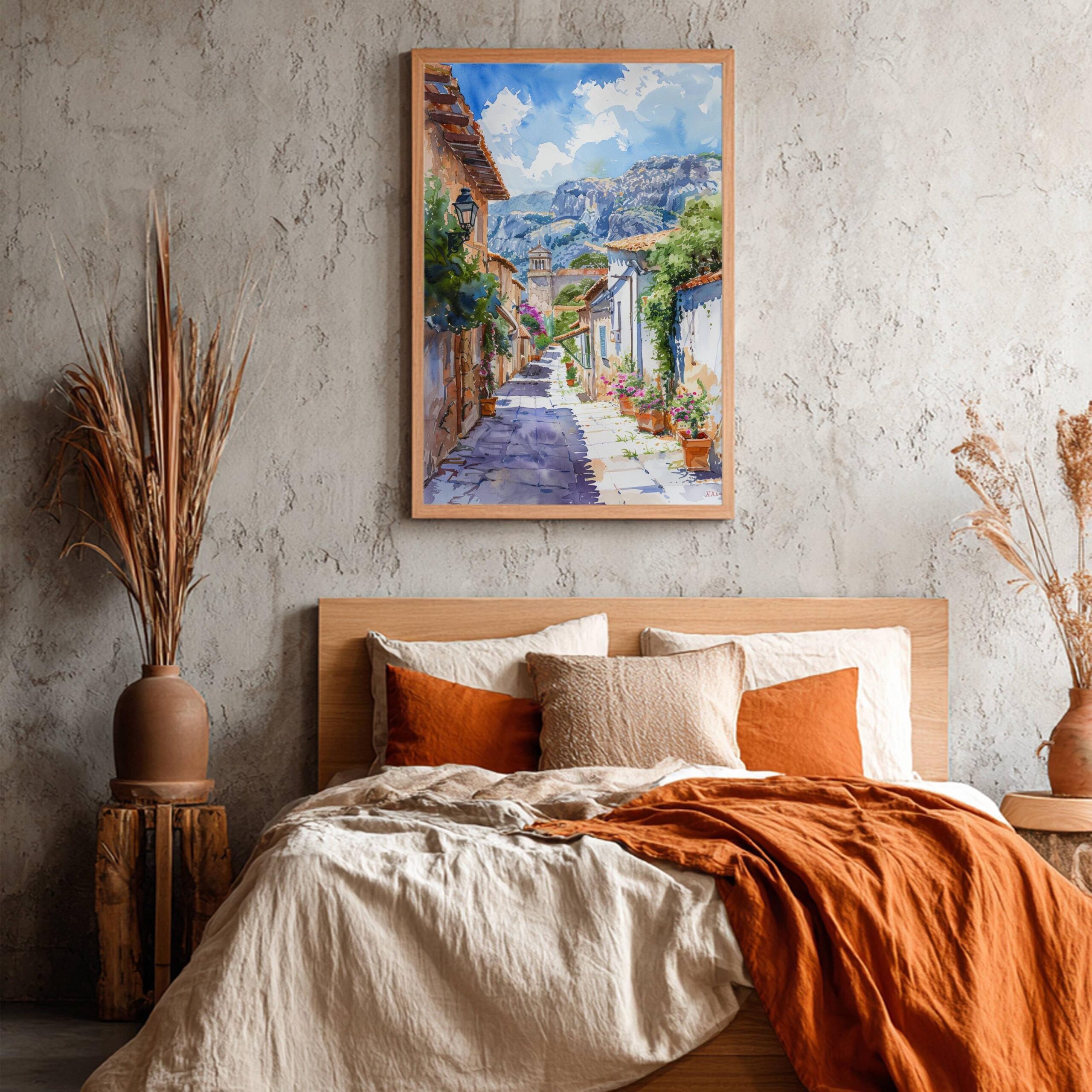 Palermo Sicily Italy Watercolor: Travel Art Print - Image 6